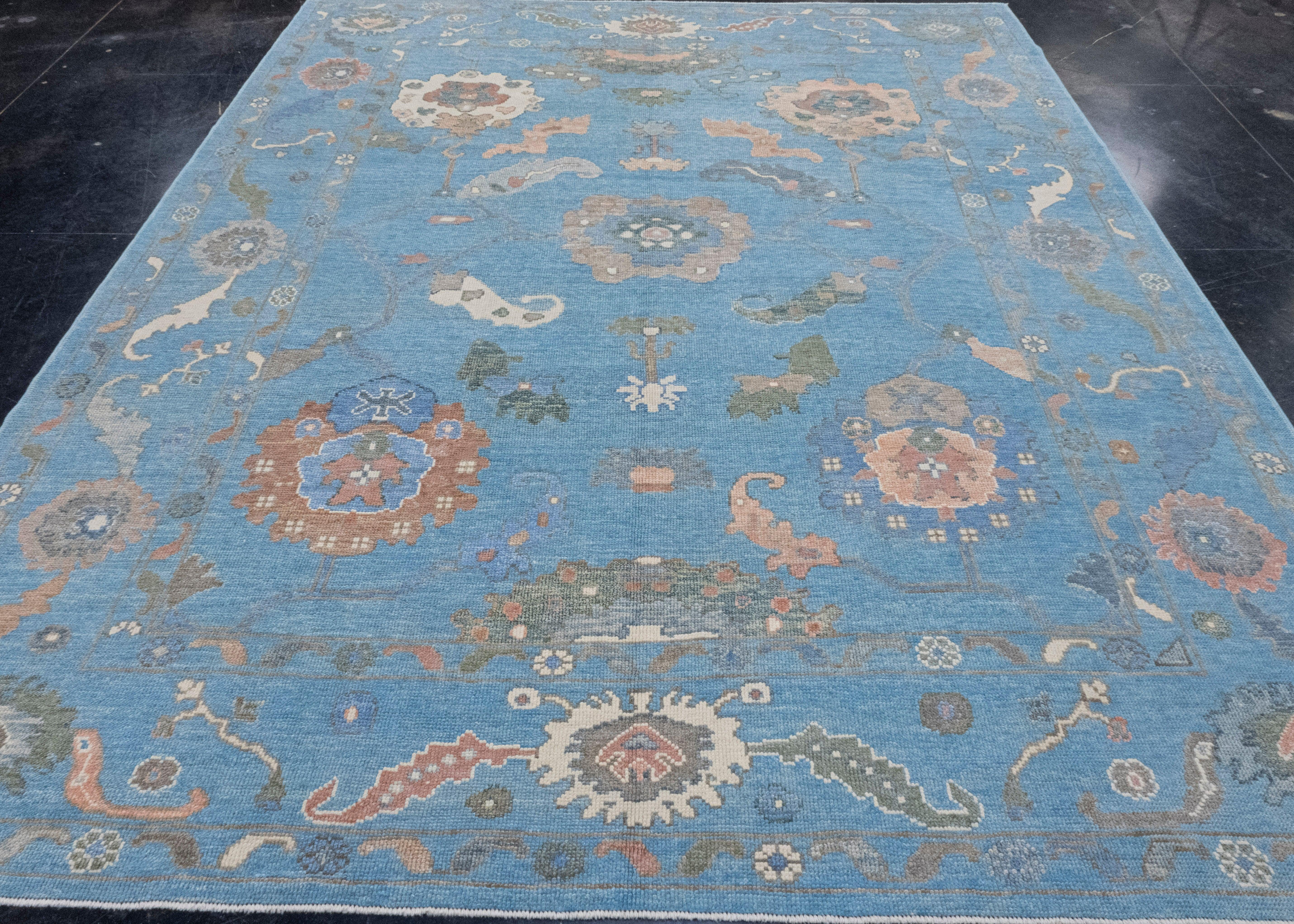 Turkish Oushak Rug 8'4
