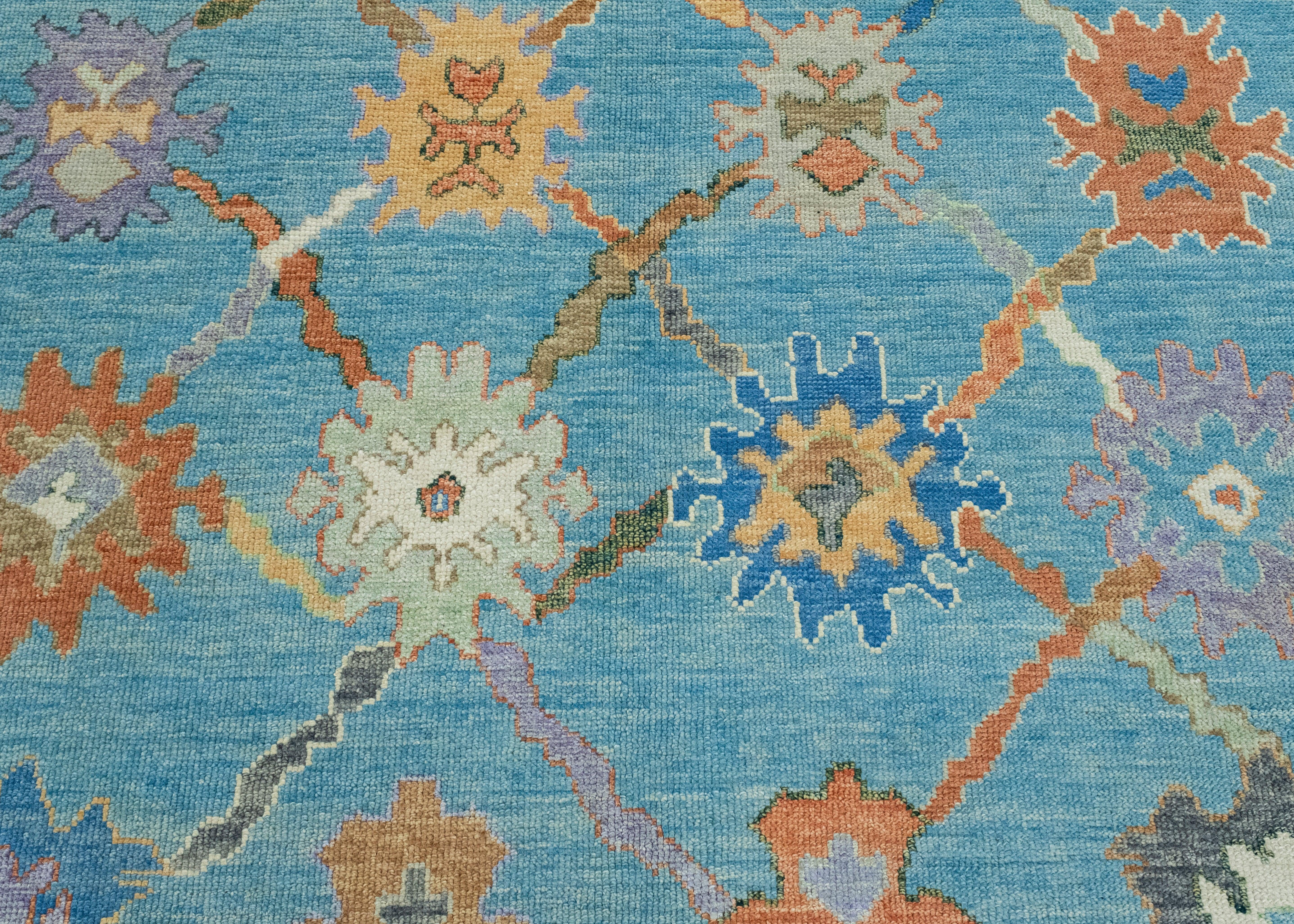 Turkish Oushak Rug 8'4