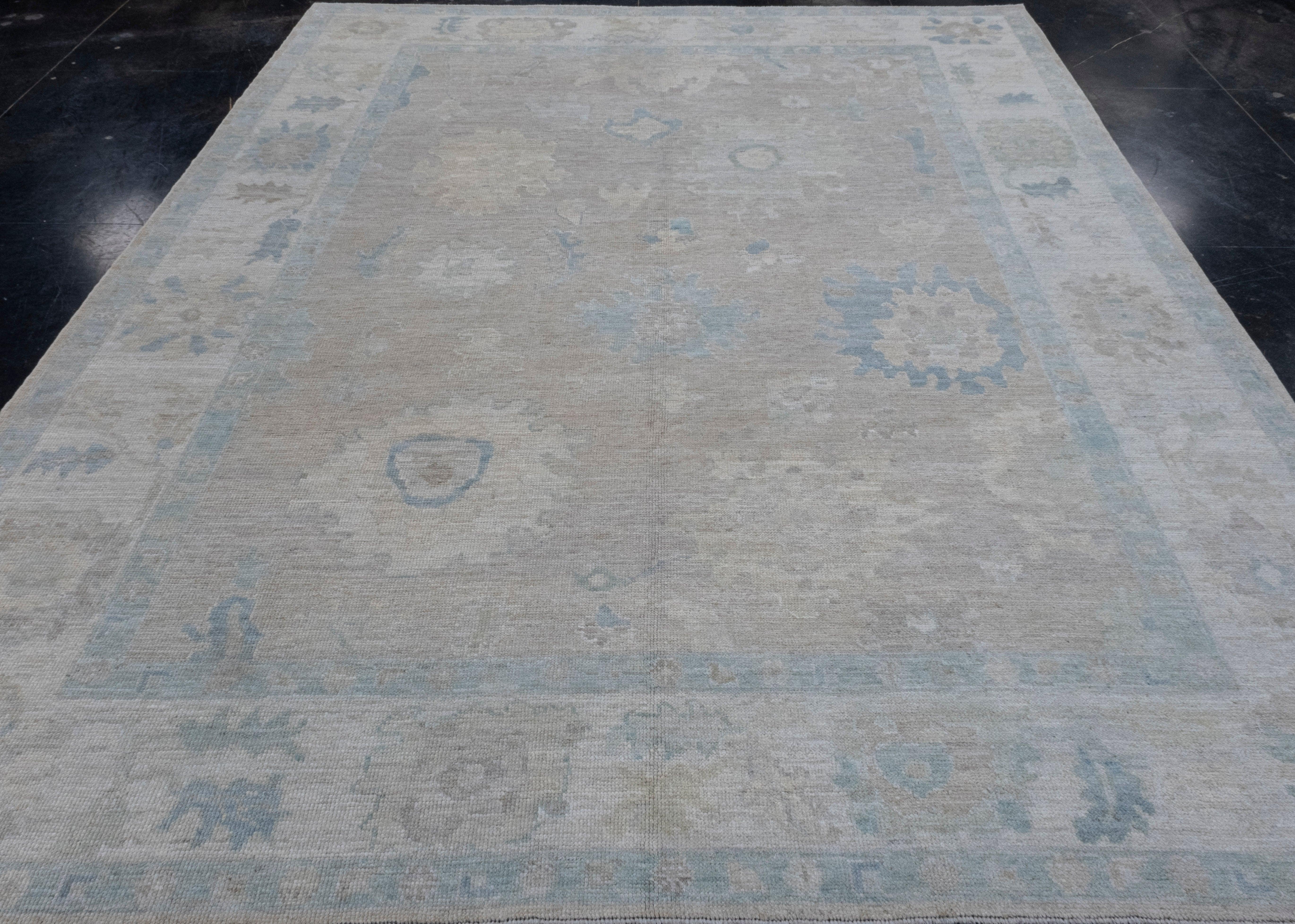 Turkish Oushak Rug 8'4