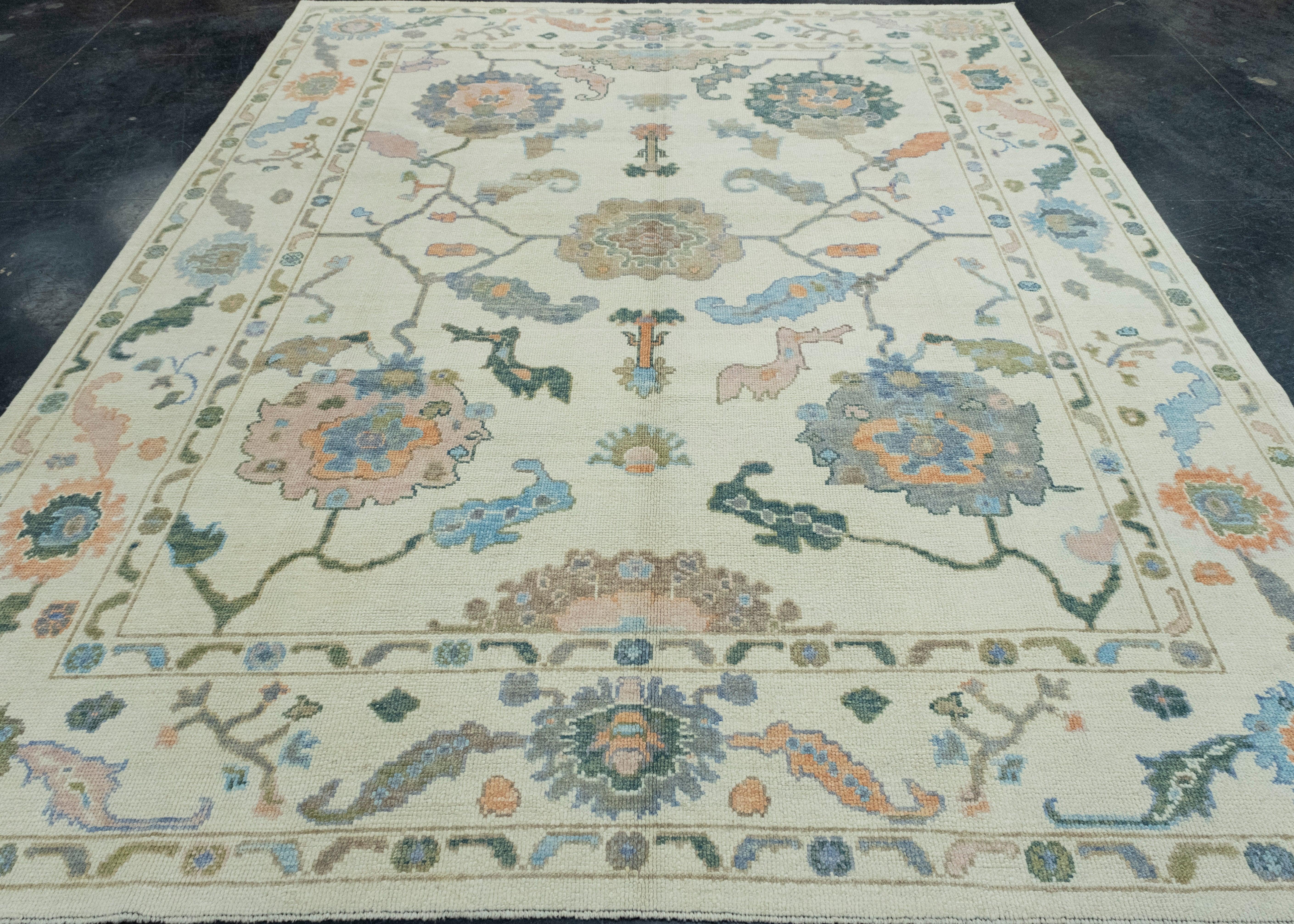 Turkish Oushak Rug 8'4