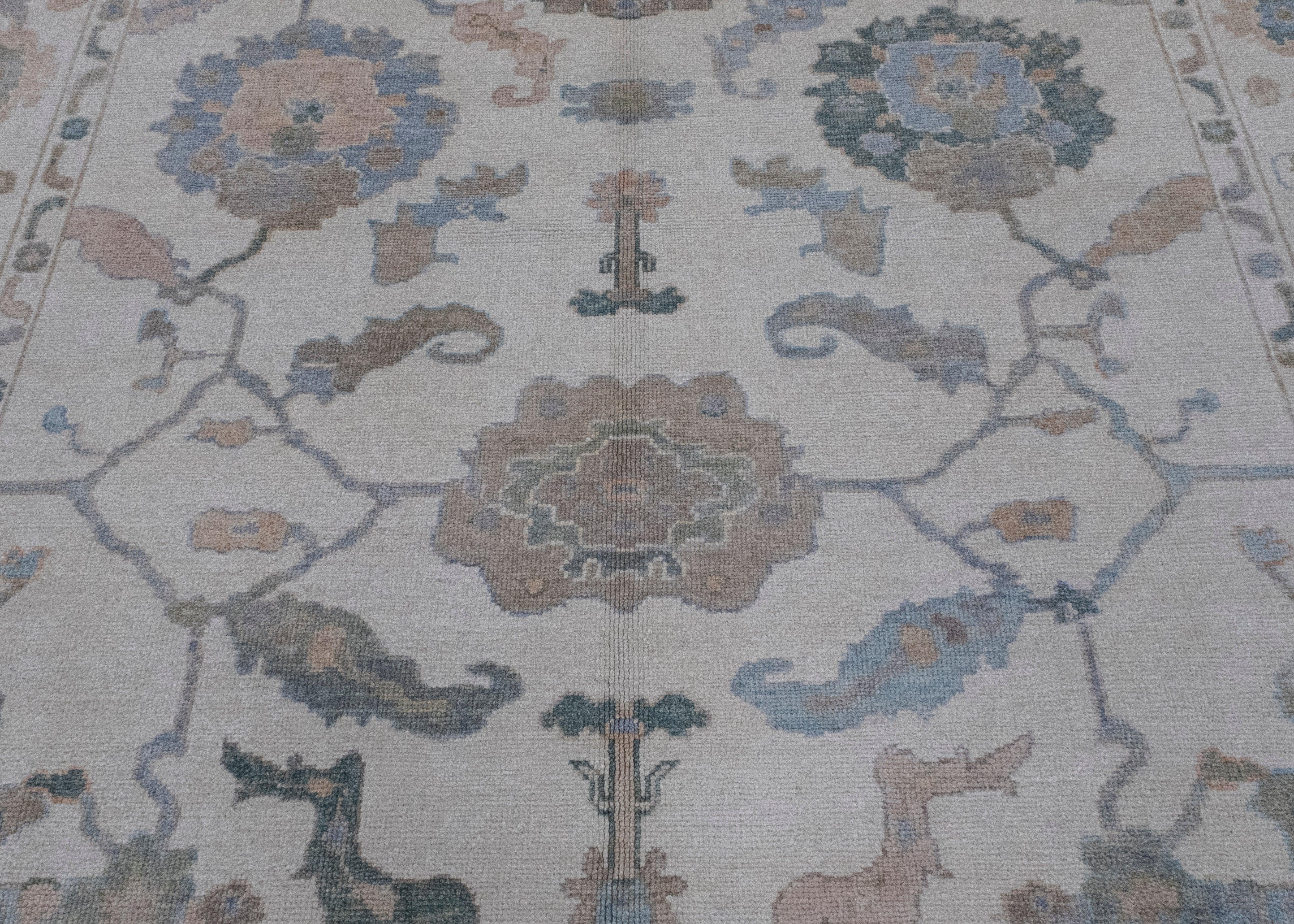 Contemporary Turkish Oushak Rug 8'4