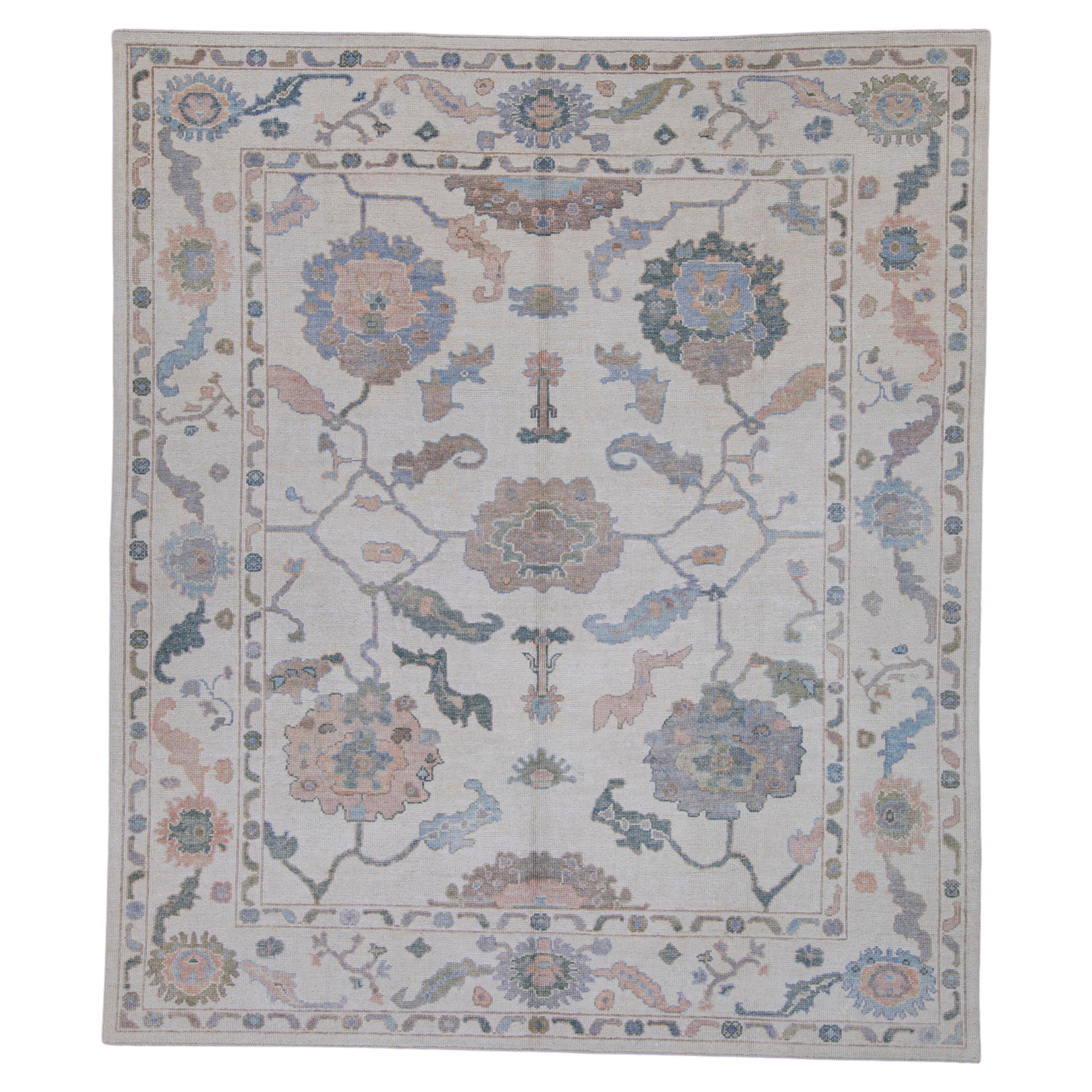 Turkish Oushak Rug 8'4" x 9'8" #16743