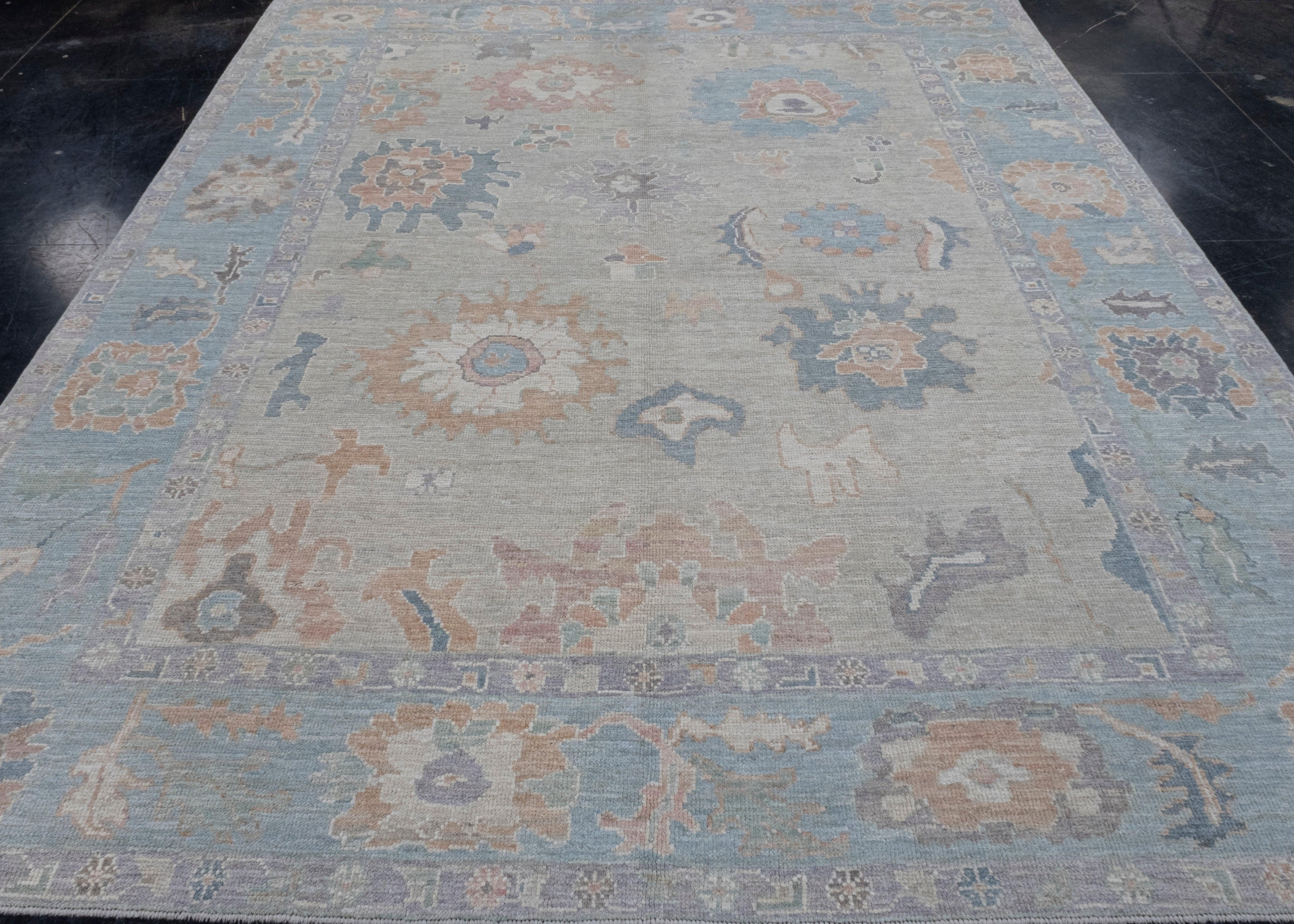 Turkish Oushak Rug 8'5