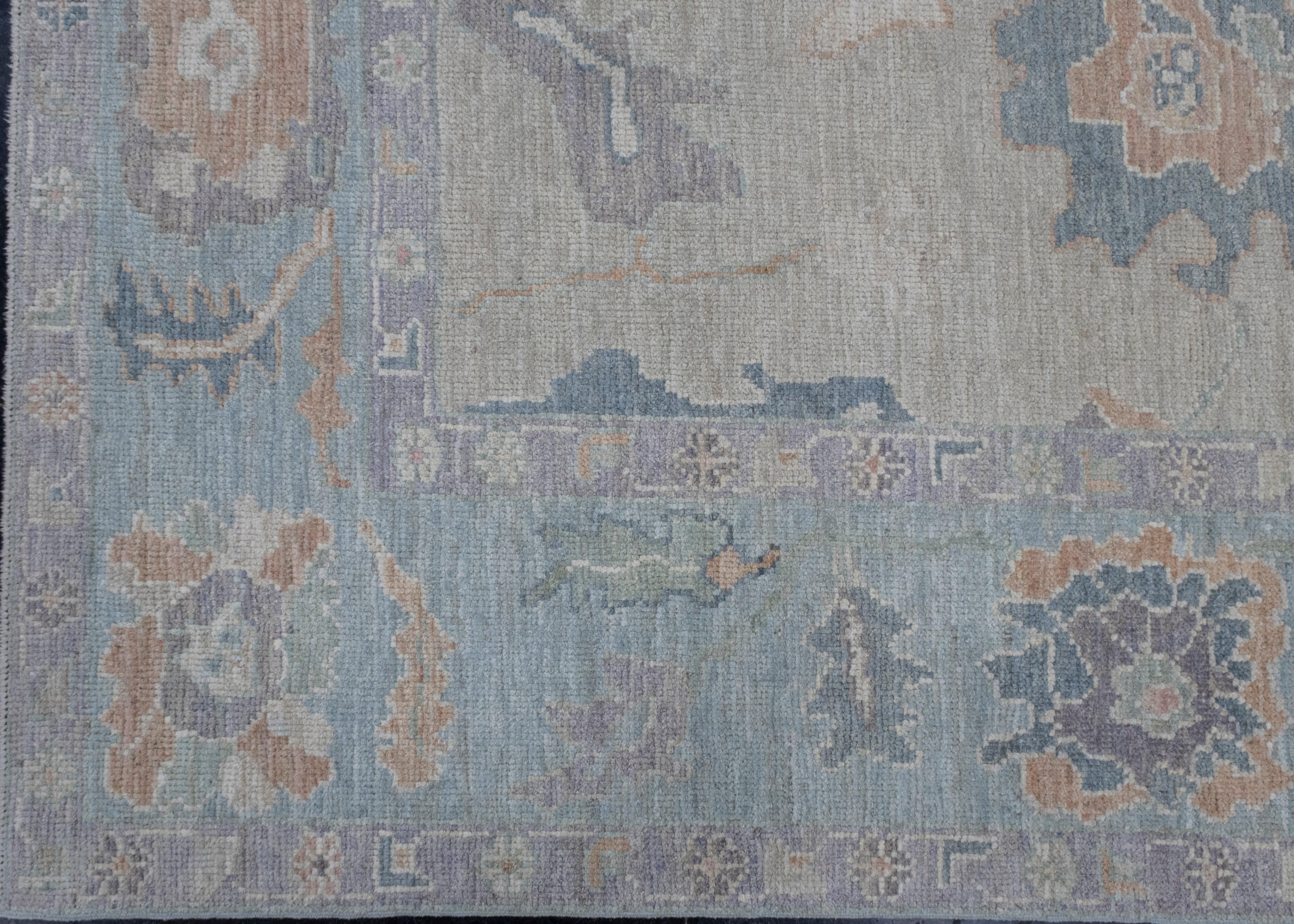 Turkish Oushak Rug 8'5
