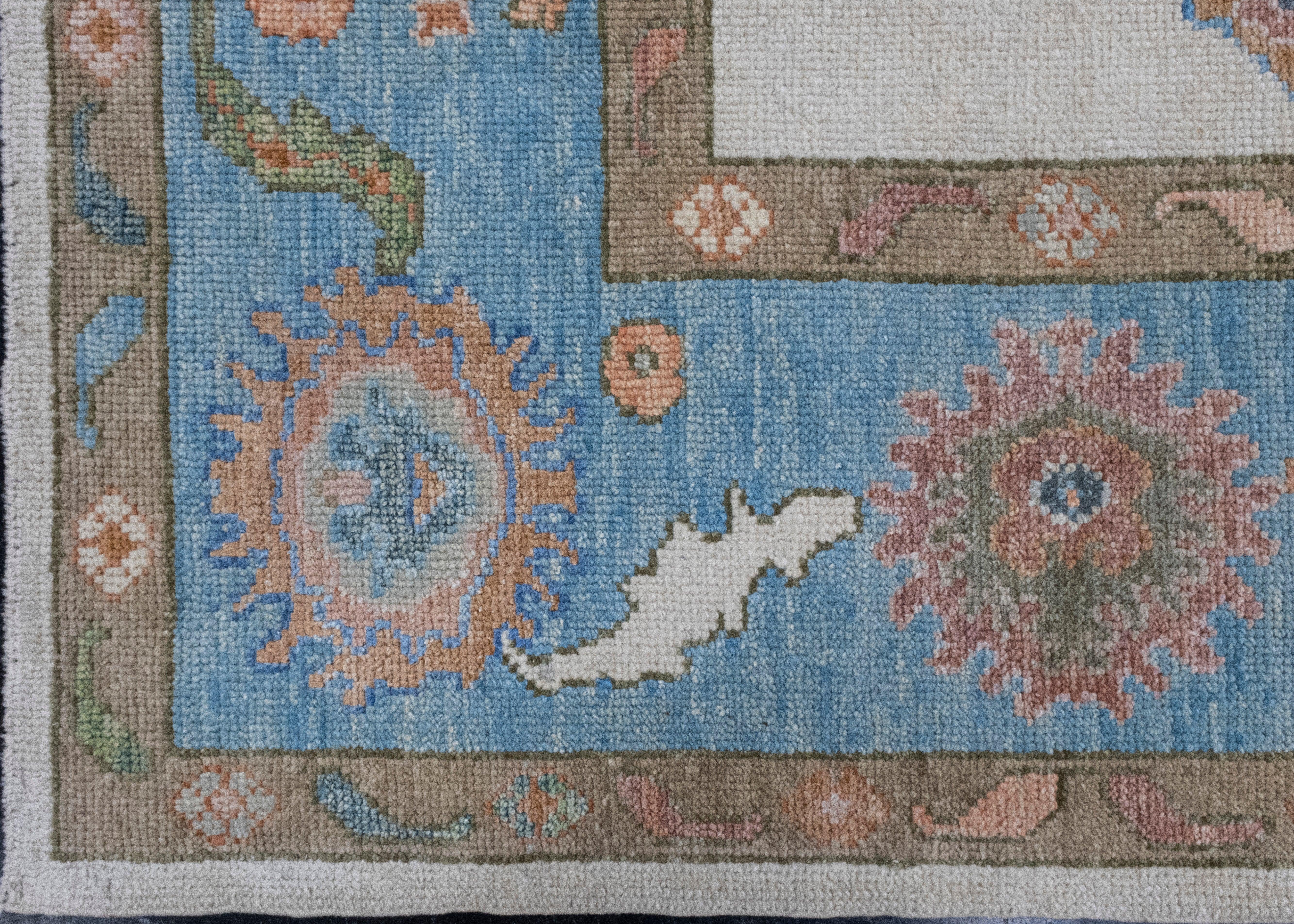 Turkish Oushak Rug 8'5