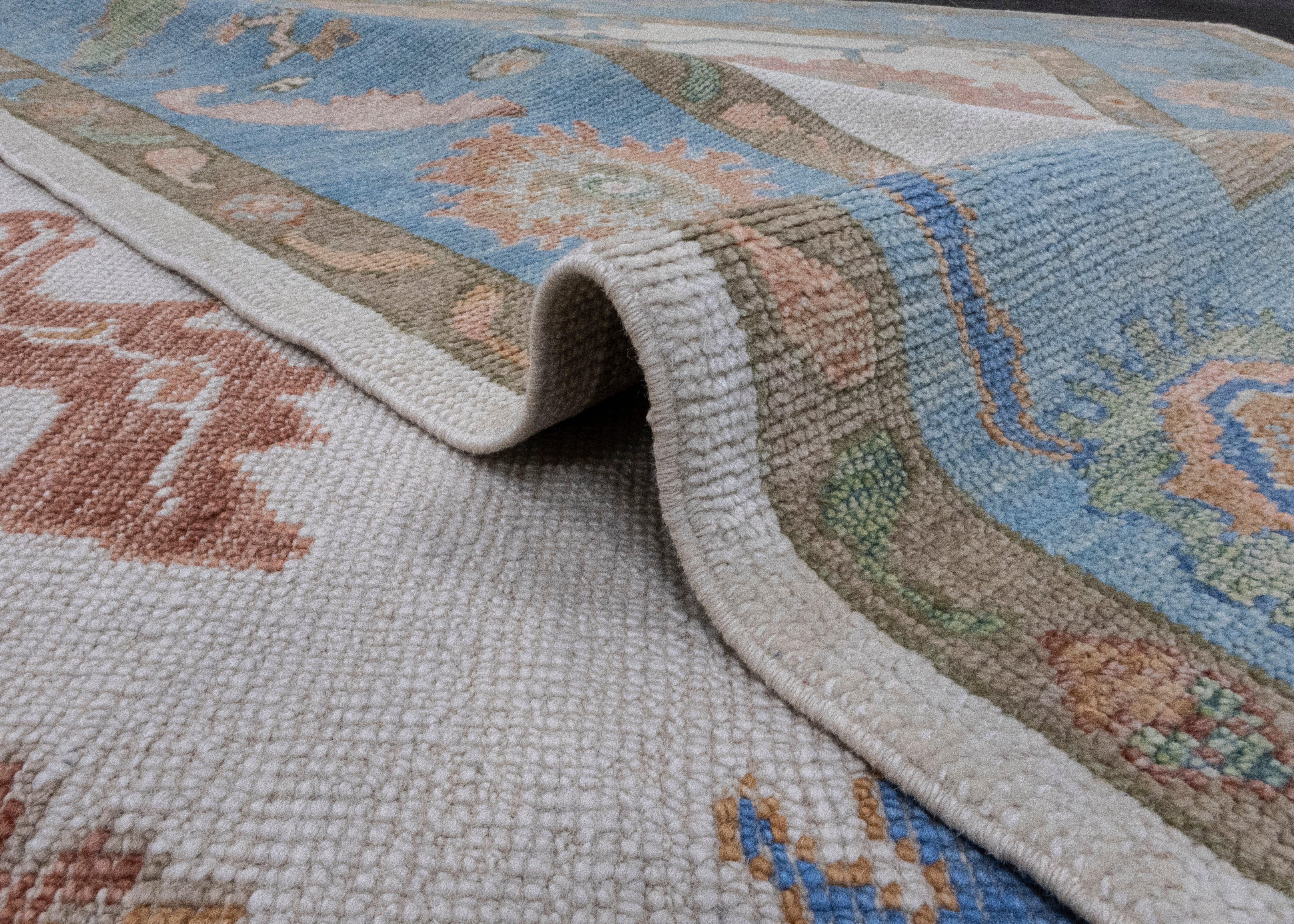 Turkish Oushak Rug 8'5