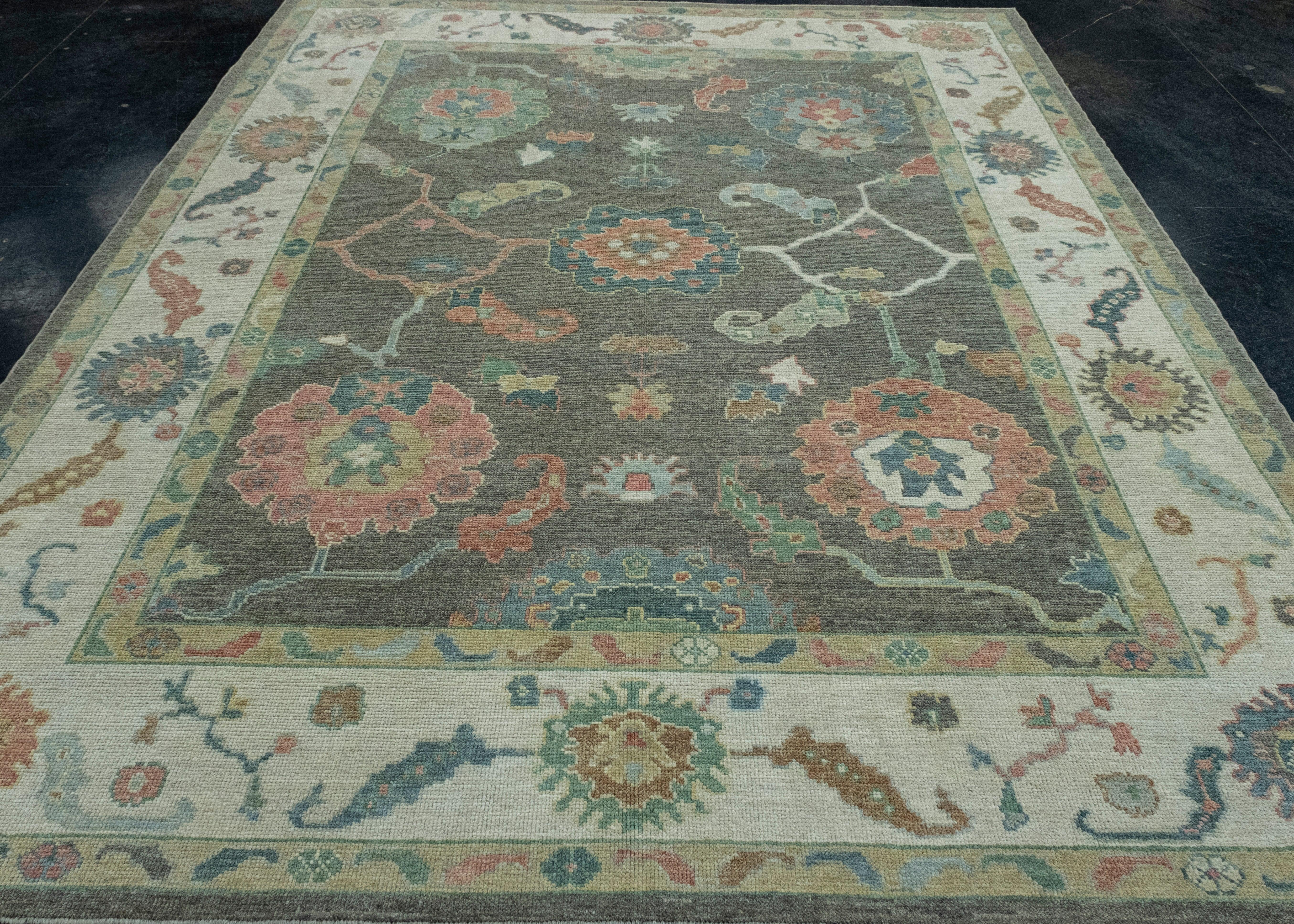 Turkish Oushak Rug 8'5