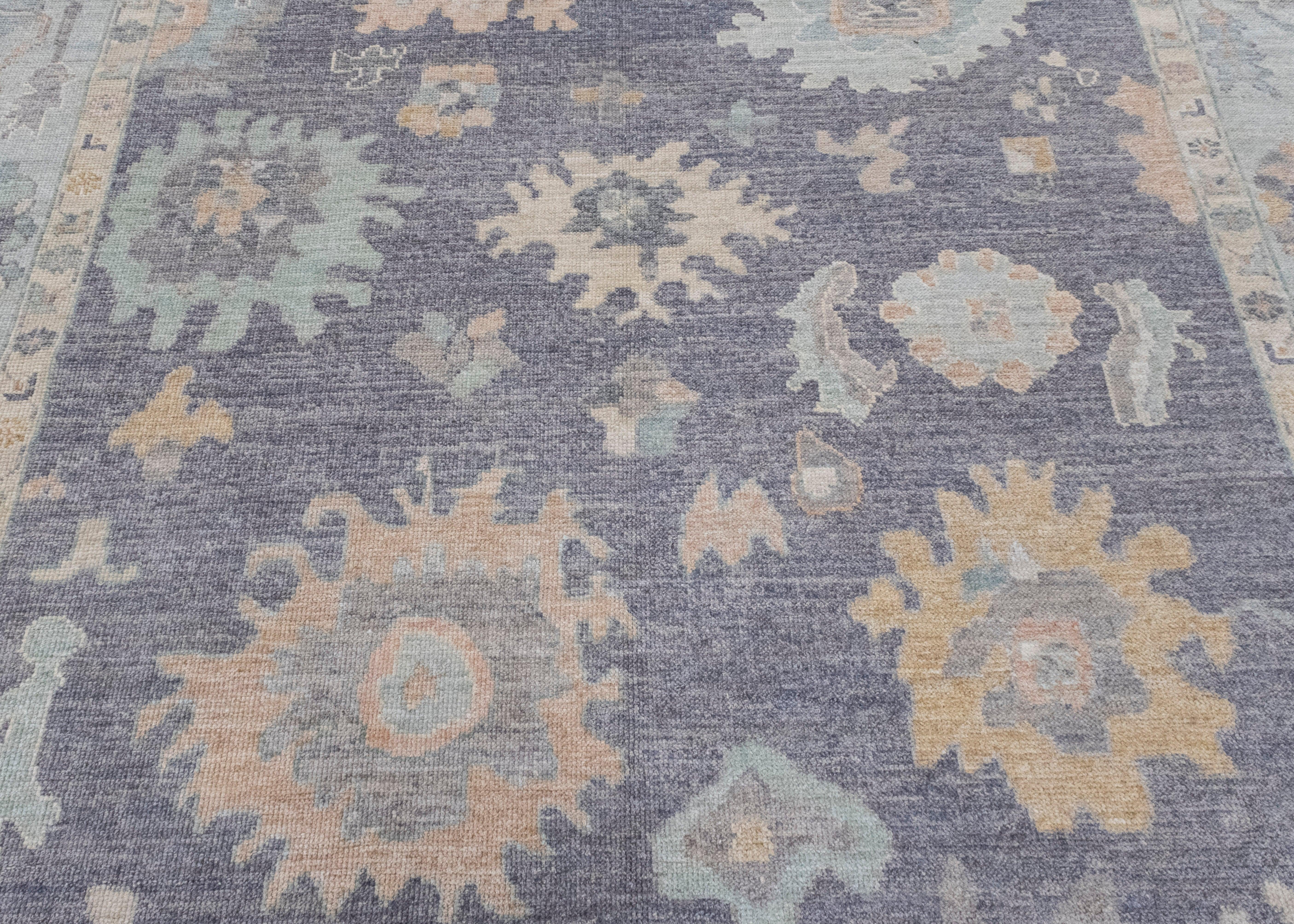 Contemporary Turkish Oushak Rug 8'5