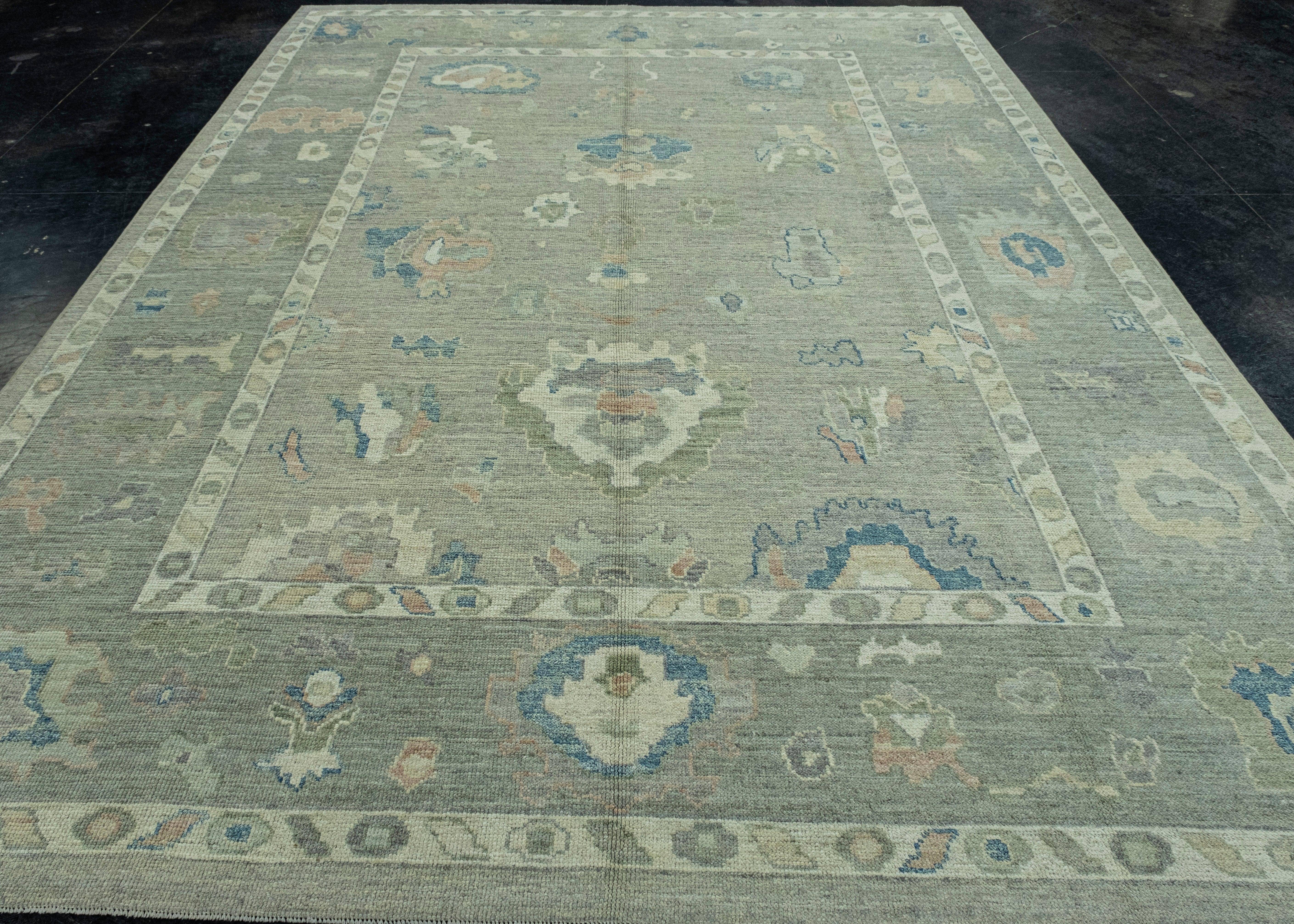 Turkish Oushak Rug 8'5