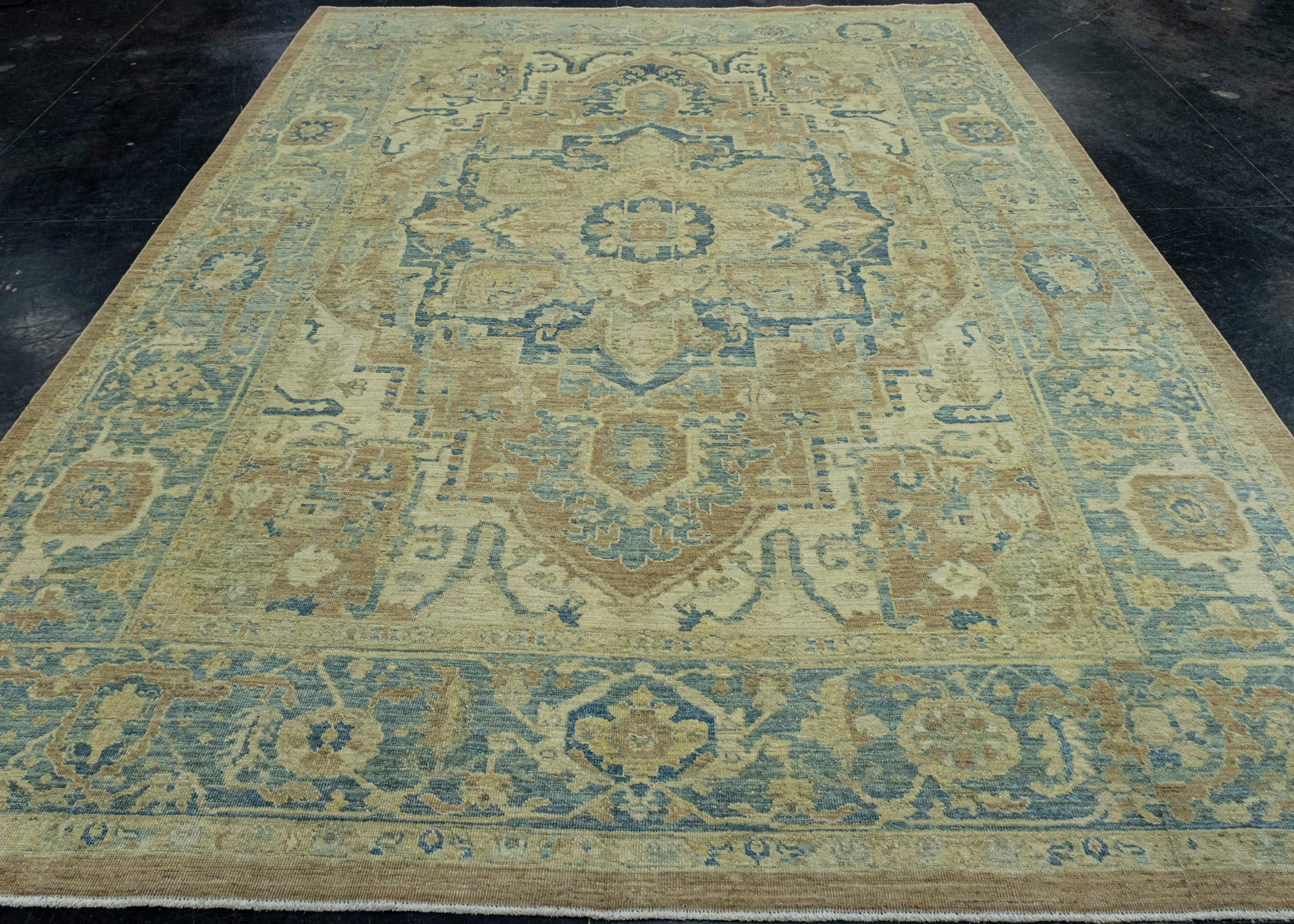 Turkish Oushak Rug 8'5