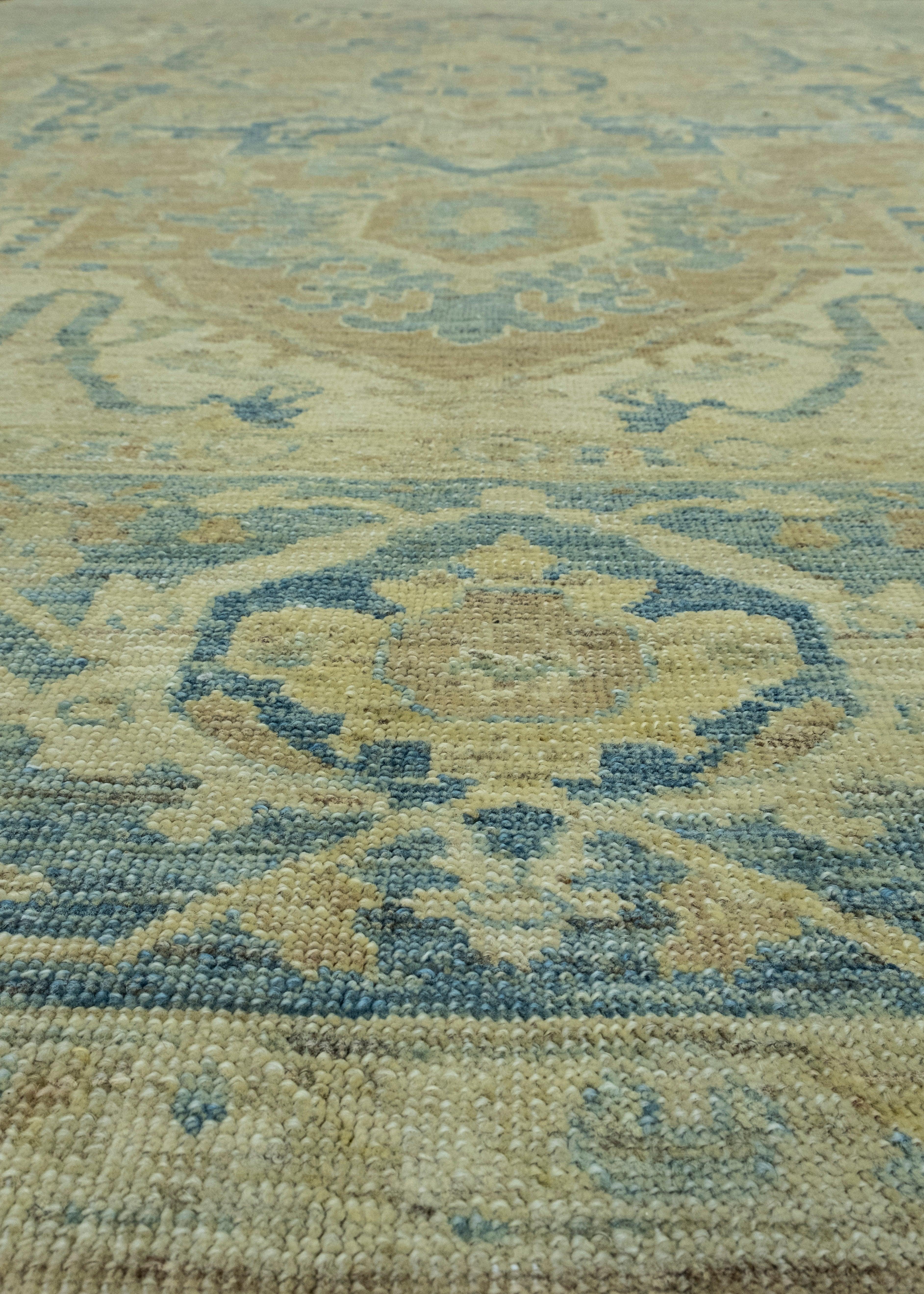 Contemporary Turkish Oushak Rug 8'5