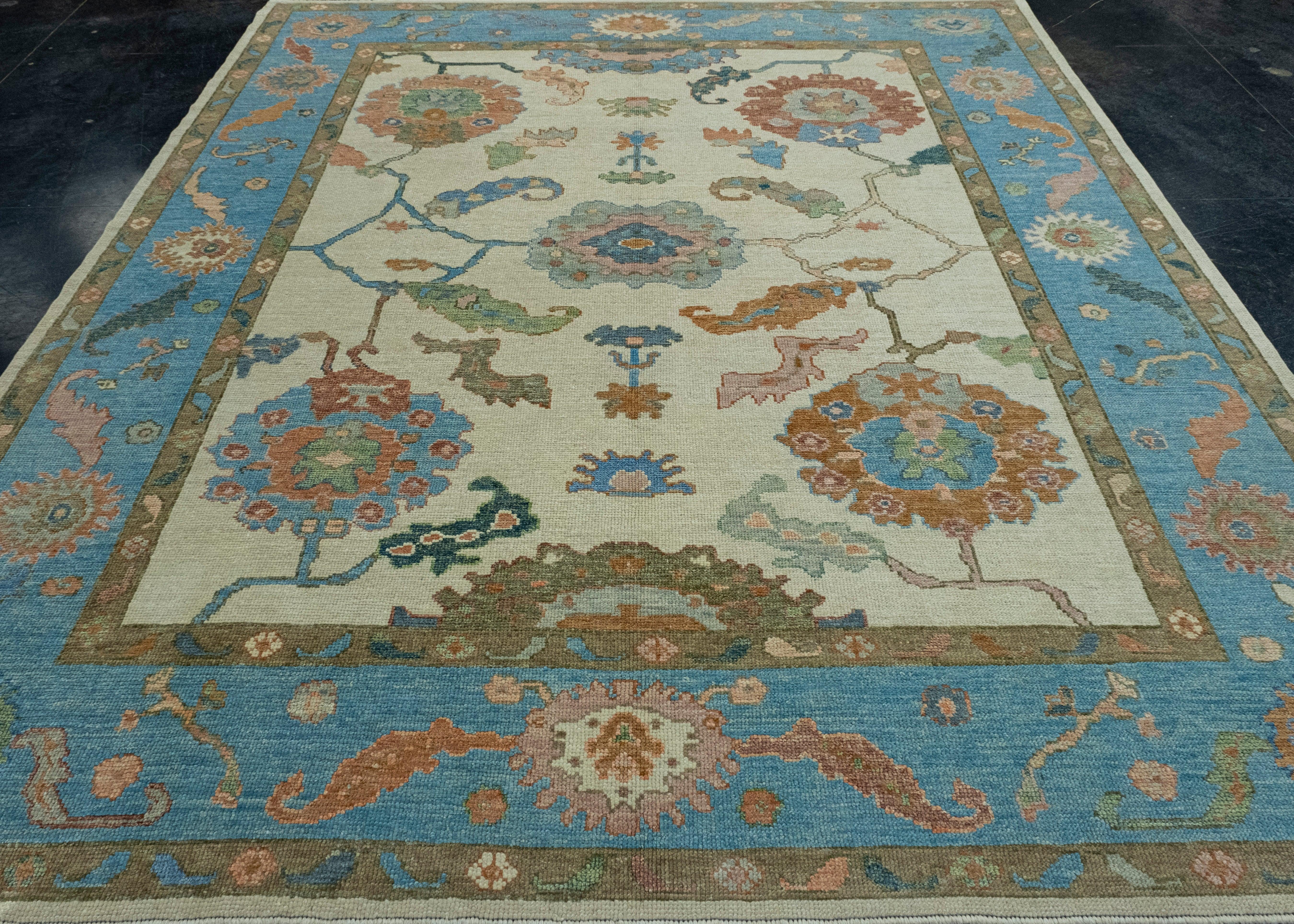 Turkish Oushak Rug 8'5