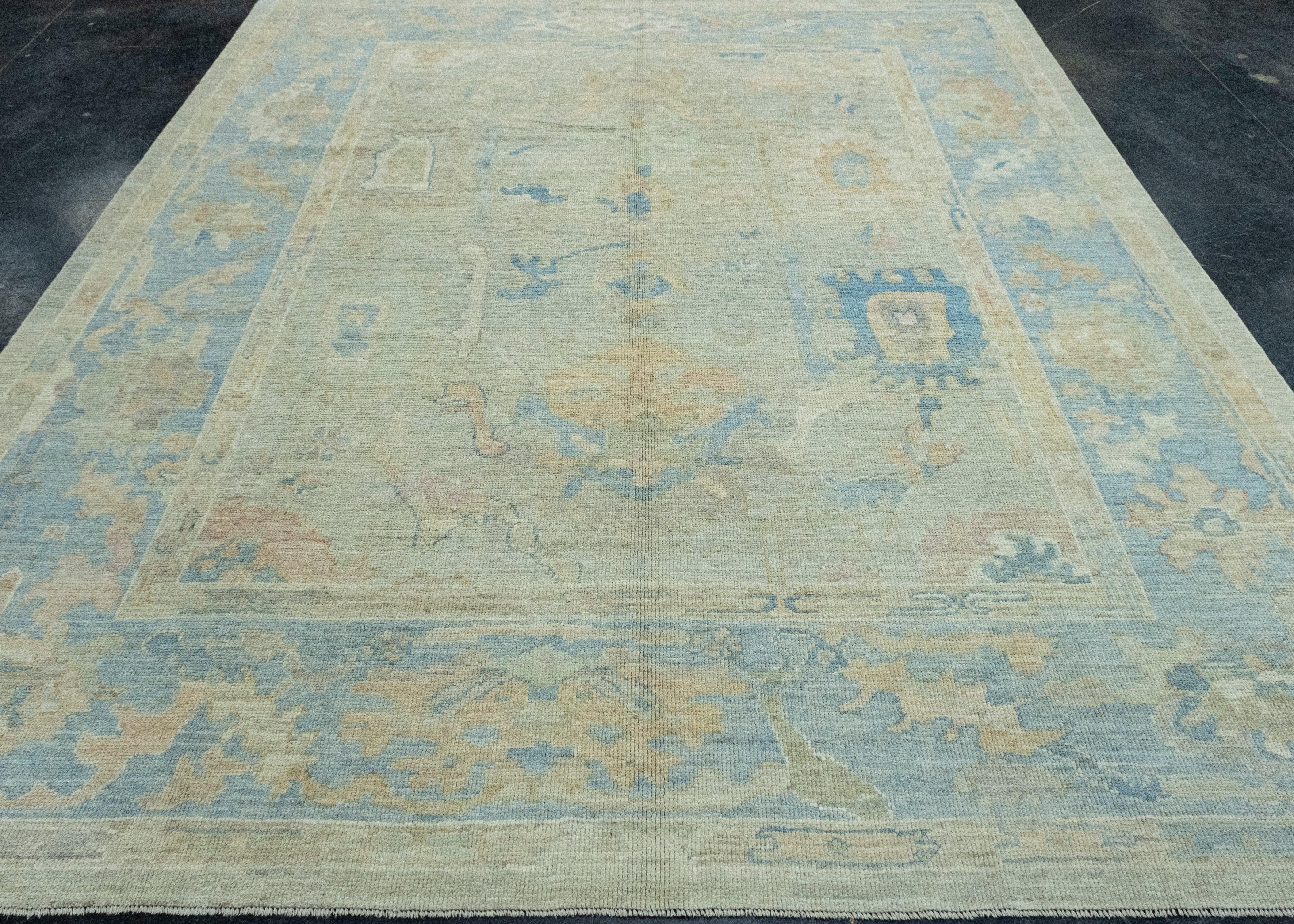 Turkish Oushak Rug 8'5