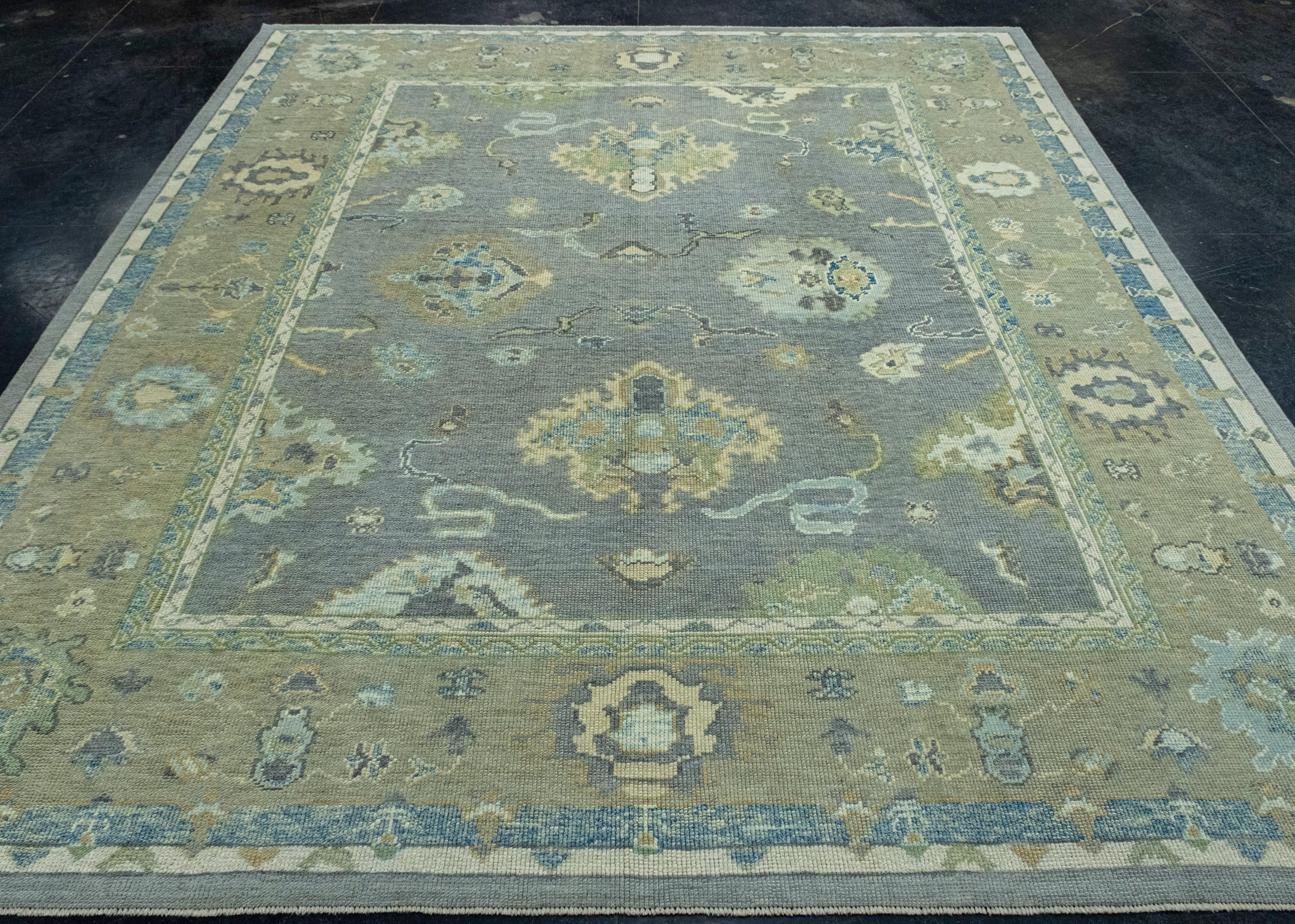 Turkish Oushak Rug 8'5