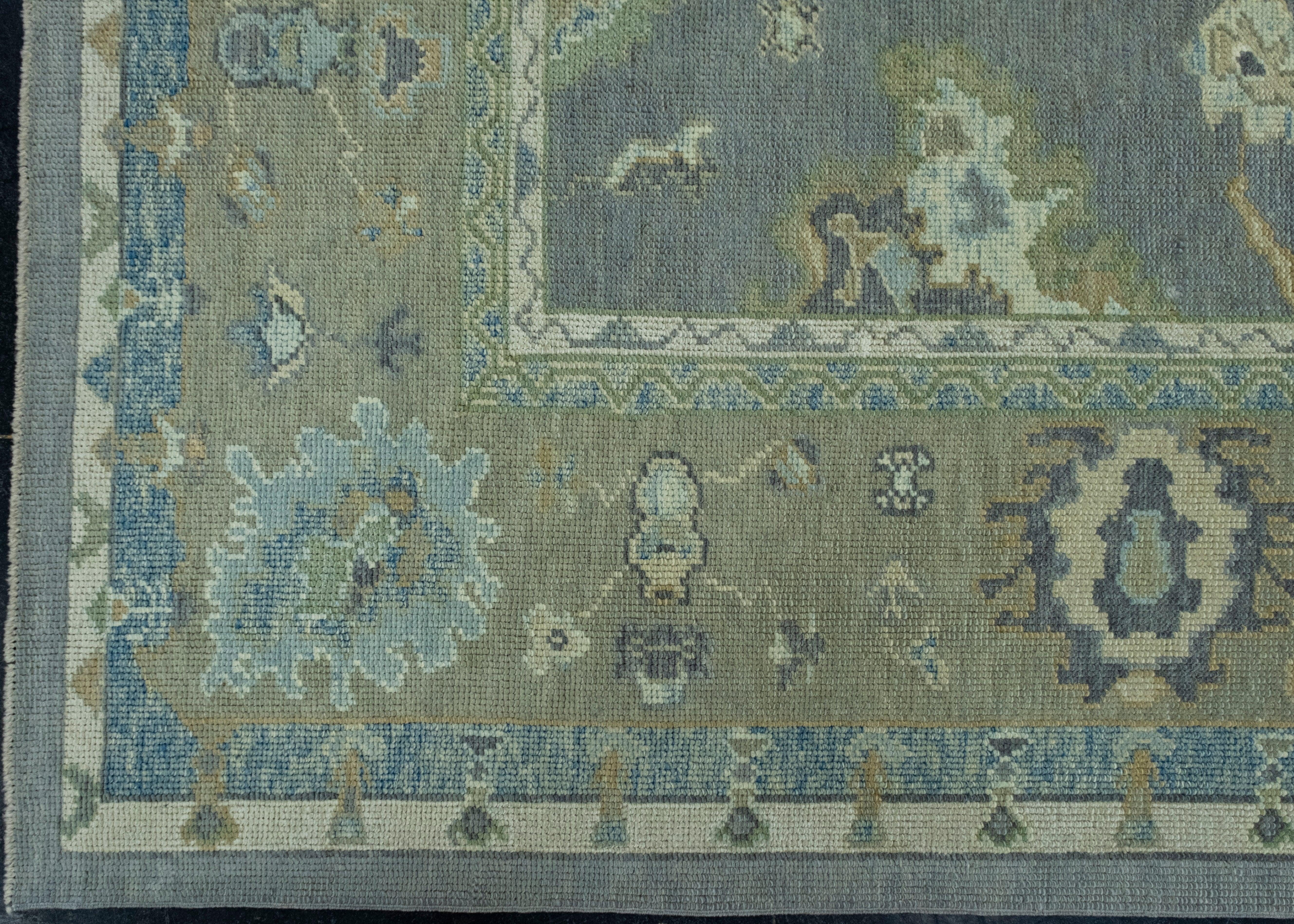 Turkish Oushak Rug 8'5