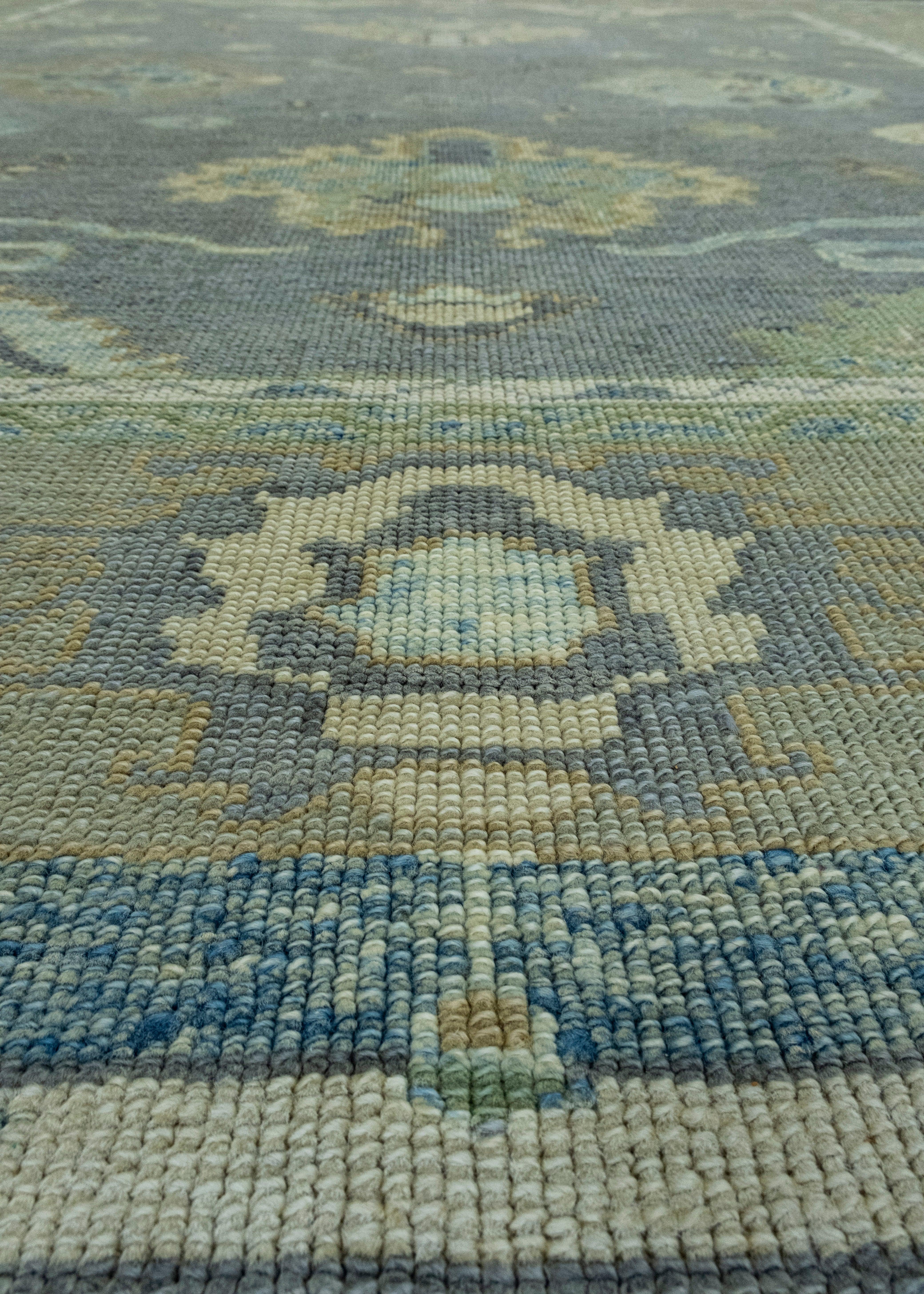 Contemporary Turkish Oushak Rug 8'5