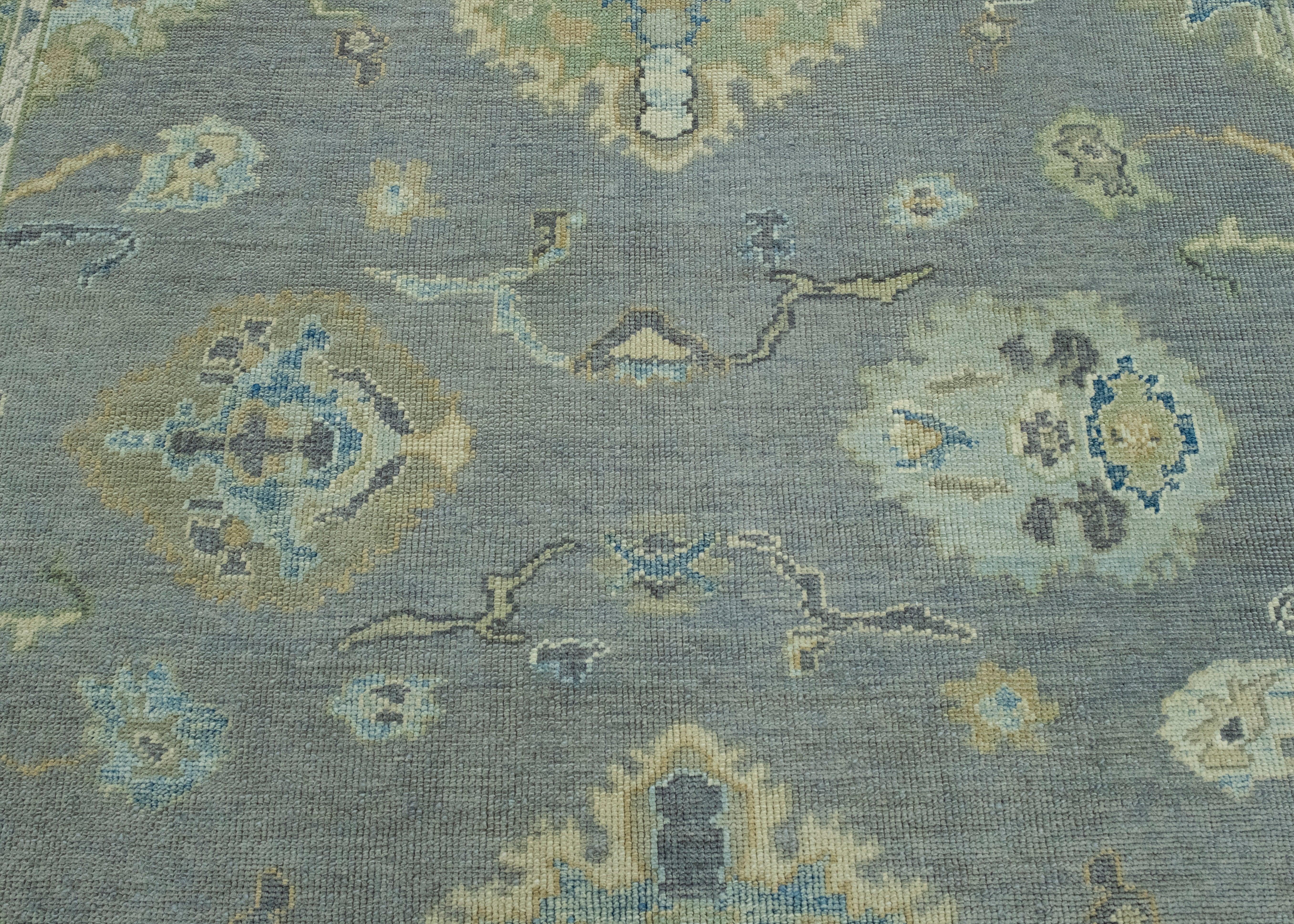 Wool Turkish Oushak Rug 8'5