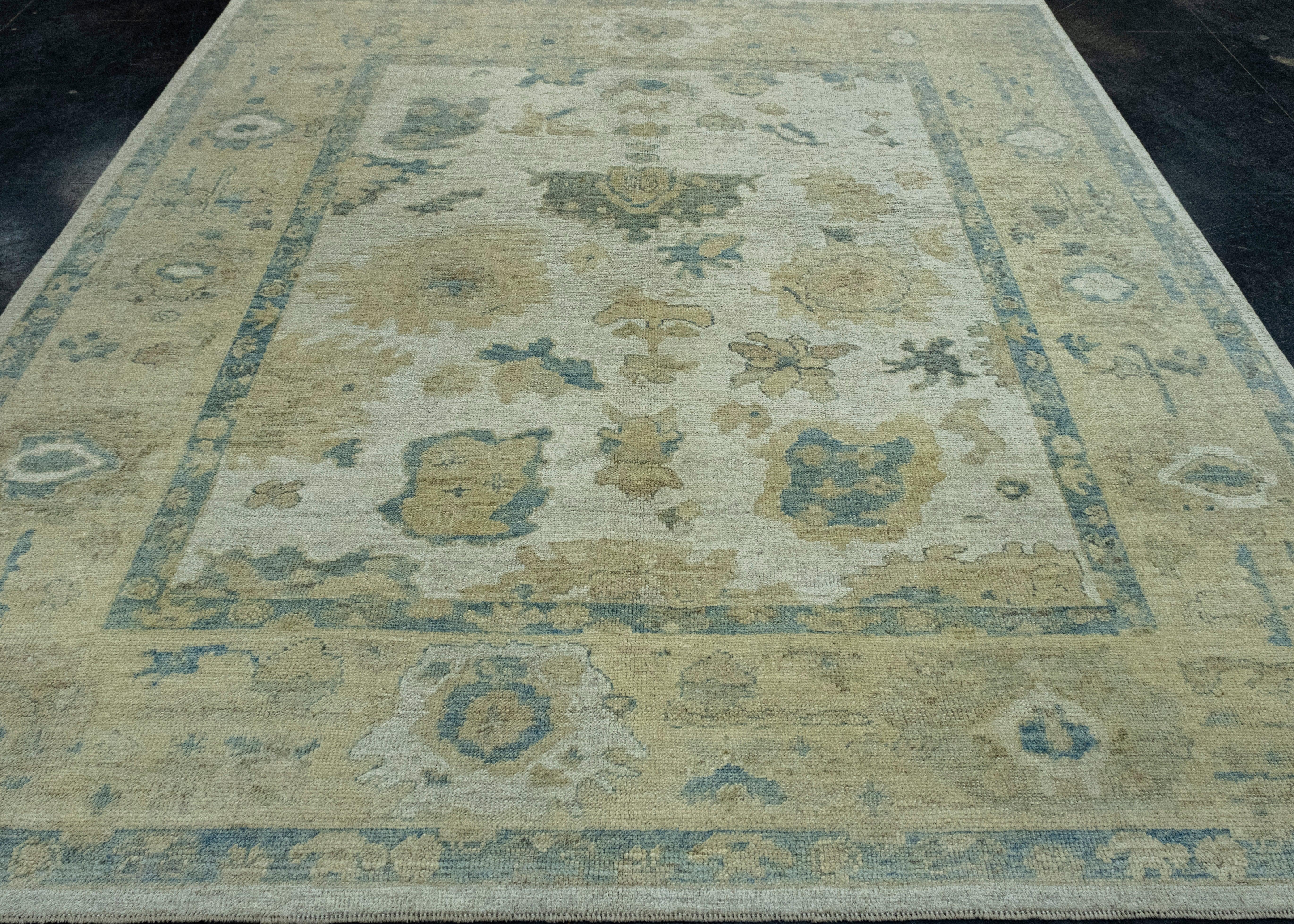 Turkish Oushak Rug 8'5