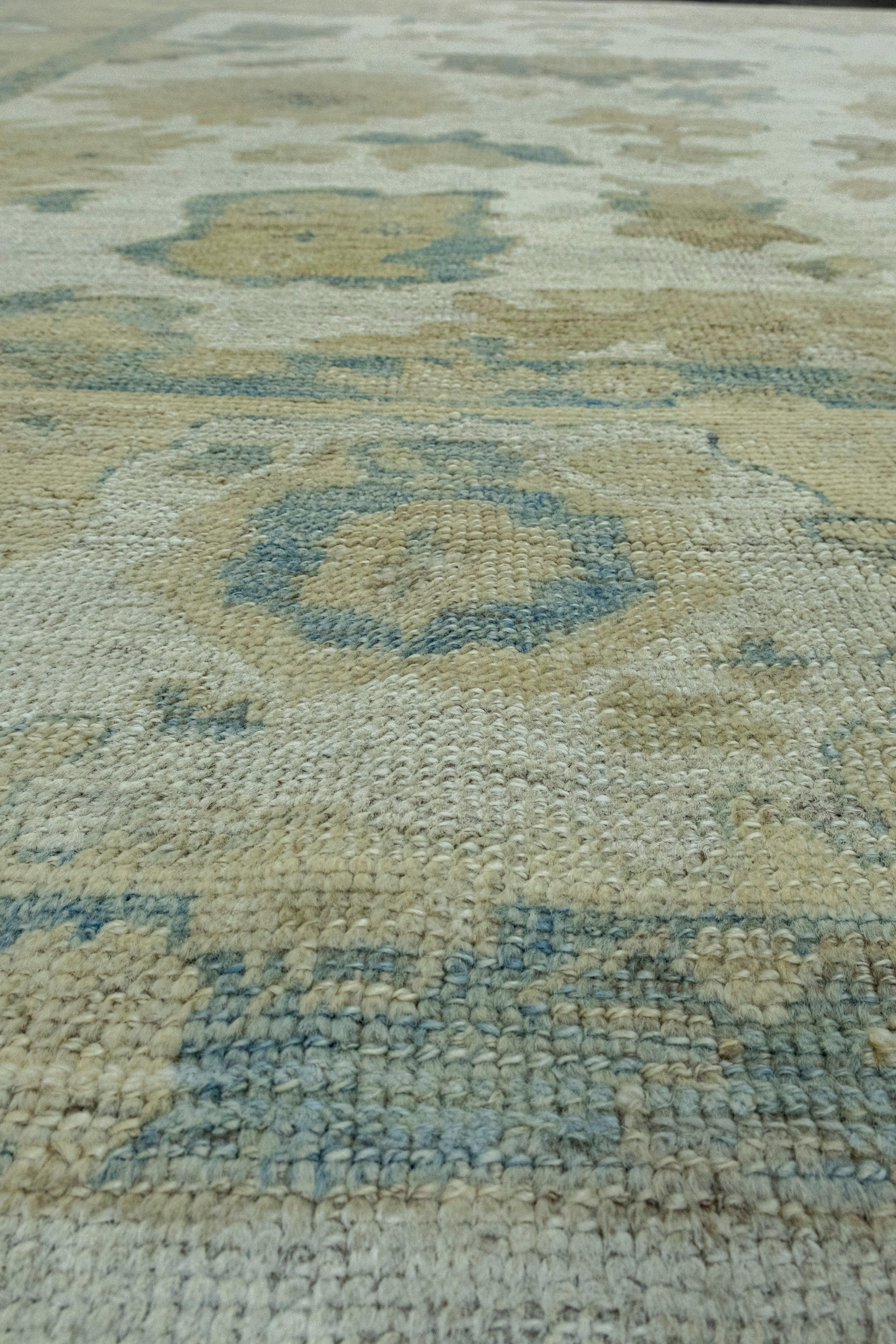 Contemporary Turkish Oushak Rug 8'5