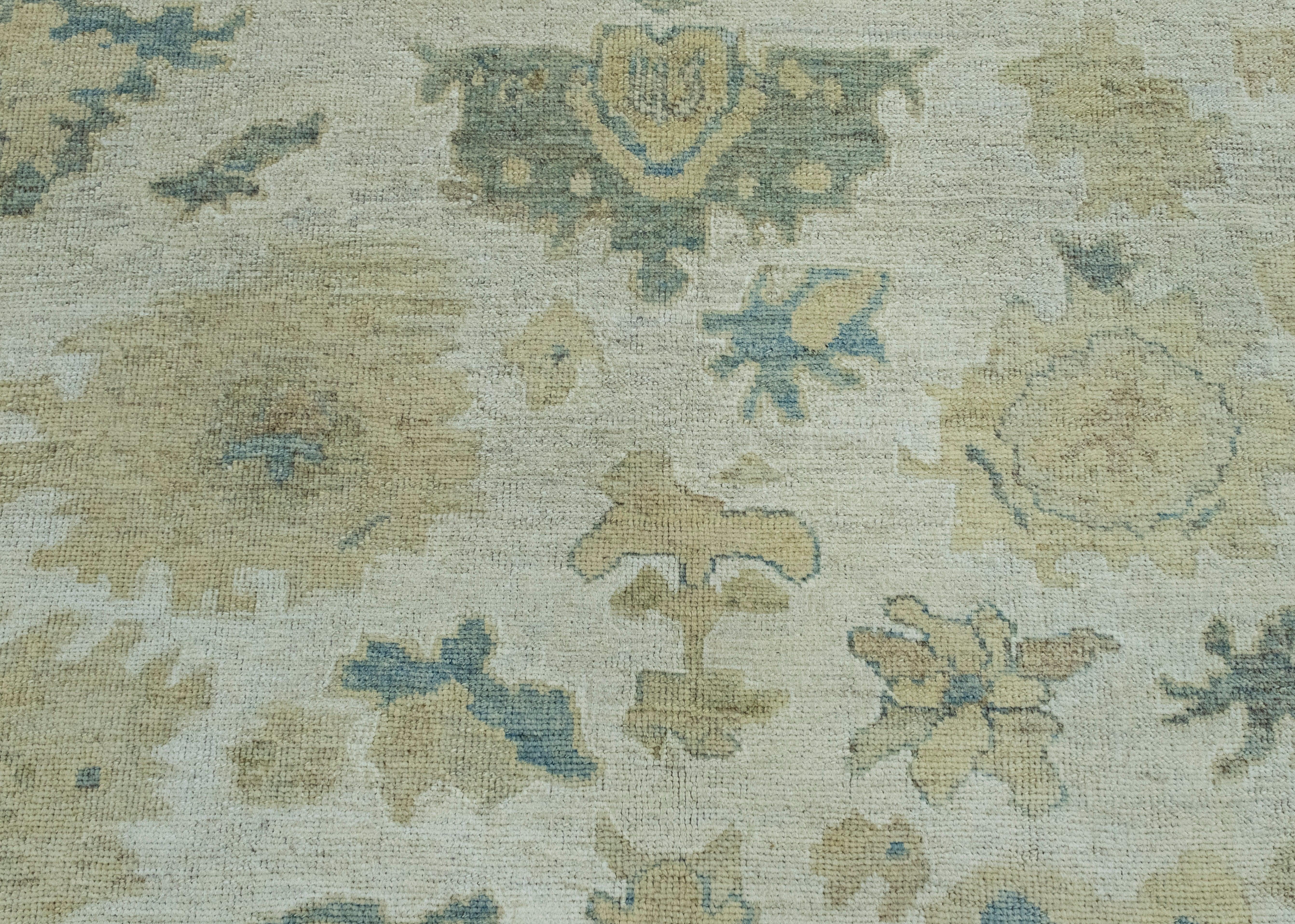 Wool Turkish Oushak Rug 8'5