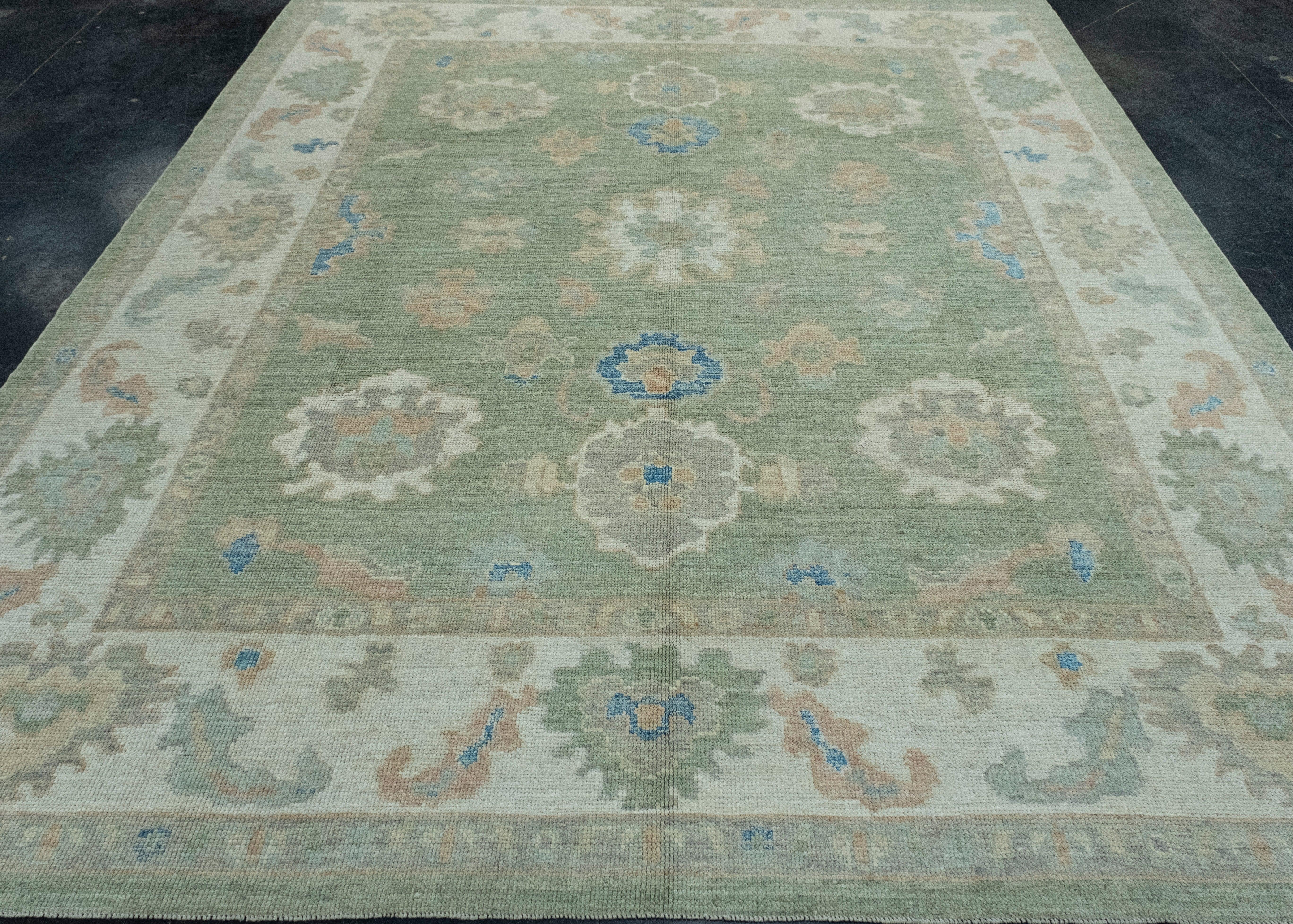 Turkish Oushak Rug 8'6