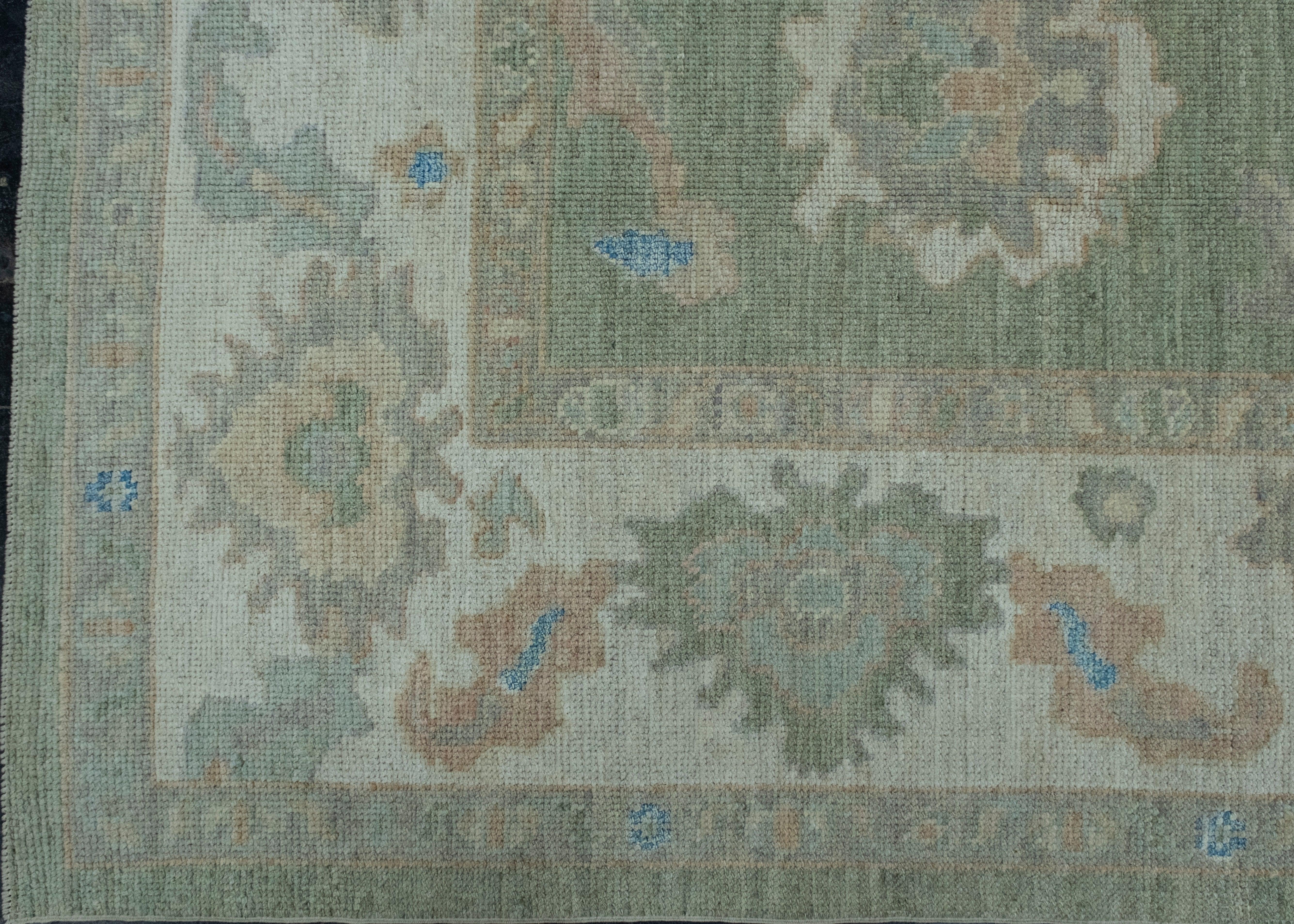 Turkish Oushak Rug 8'6