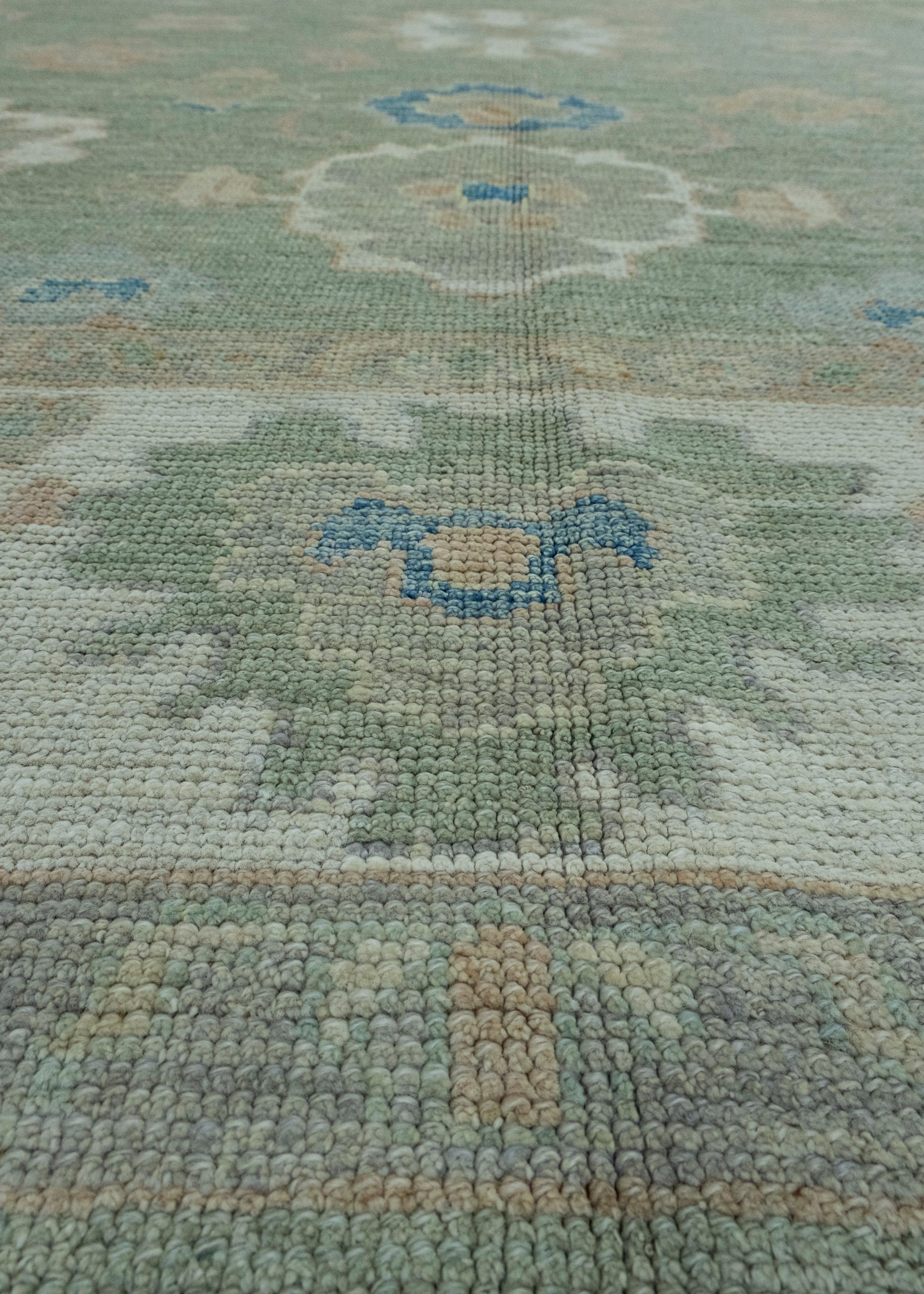 Contemporary Turkish Oushak Rug 8'6