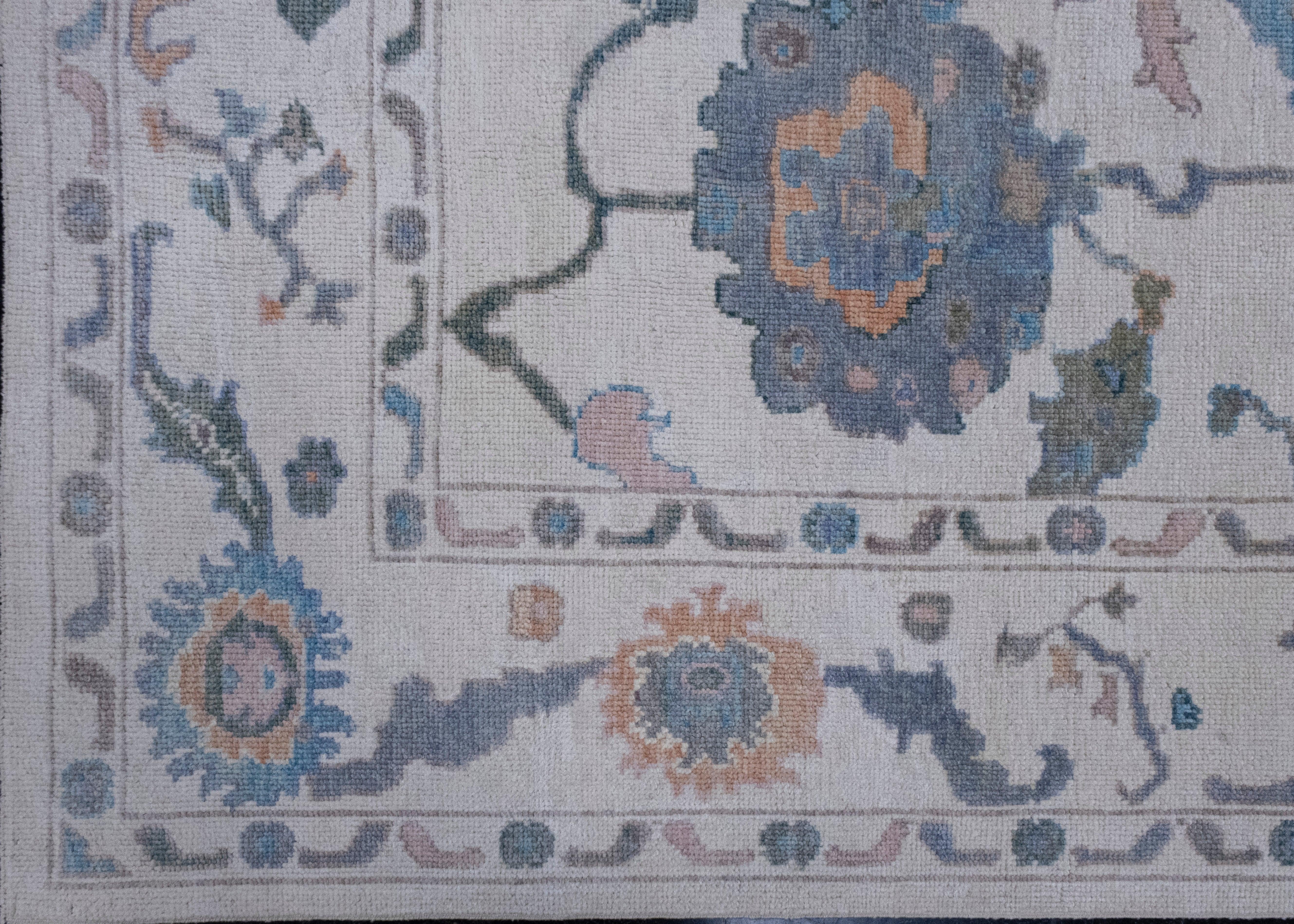 Turkish Oushak Rug 8'6