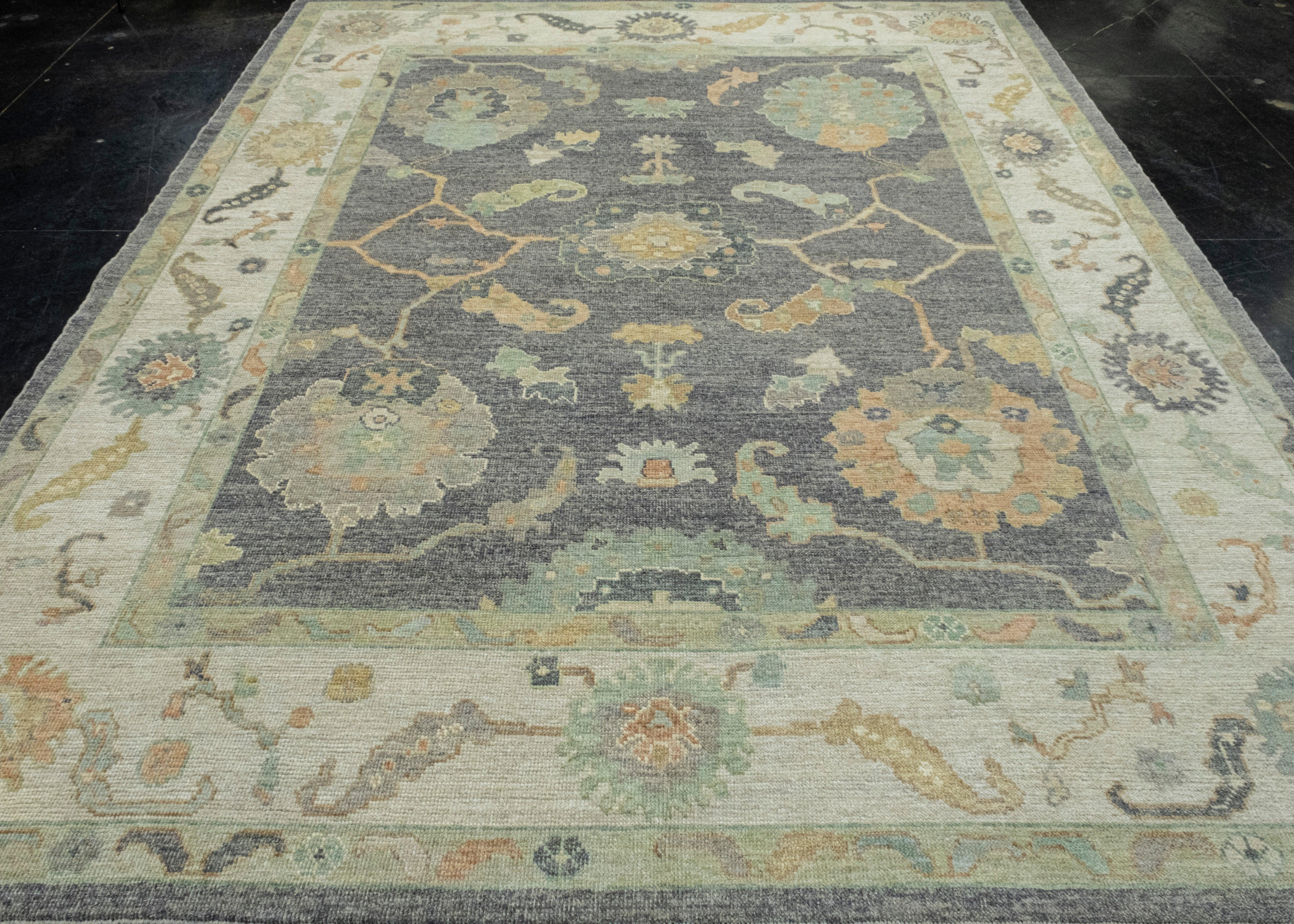 Turkish Oushak Rug 8'6