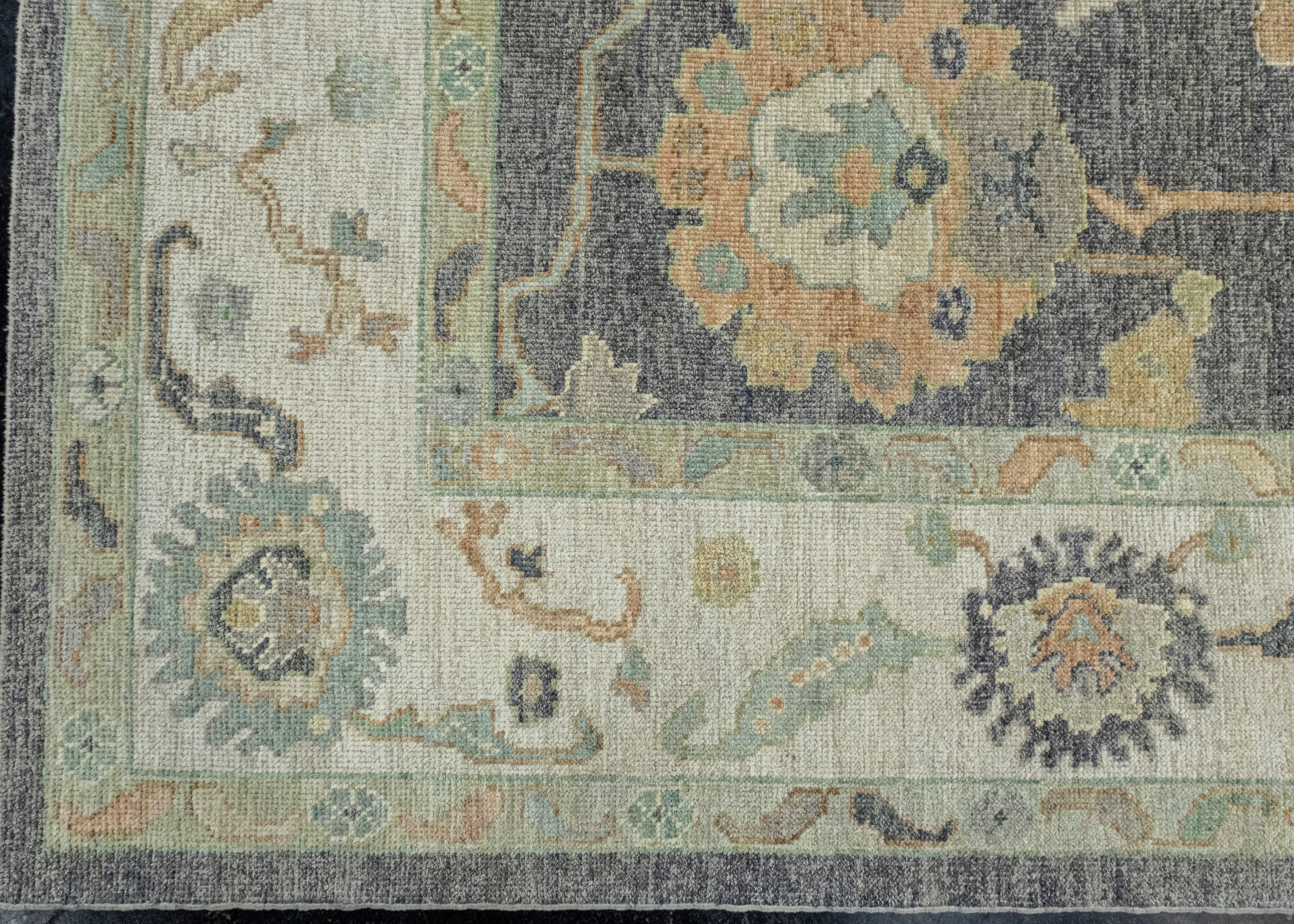 Turkish Oushak Rug 8'6