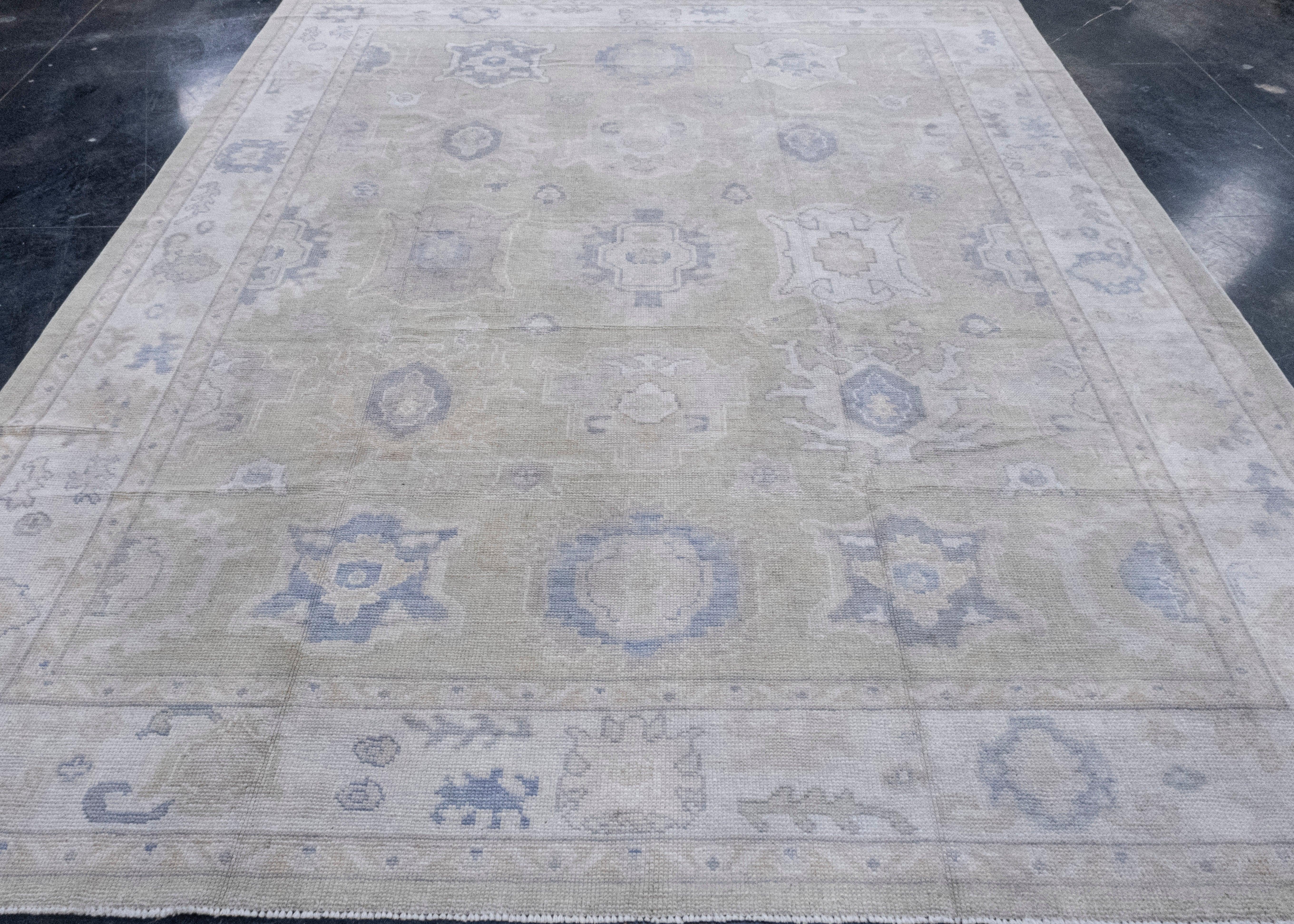 Turkish Oushak Rug 8'6