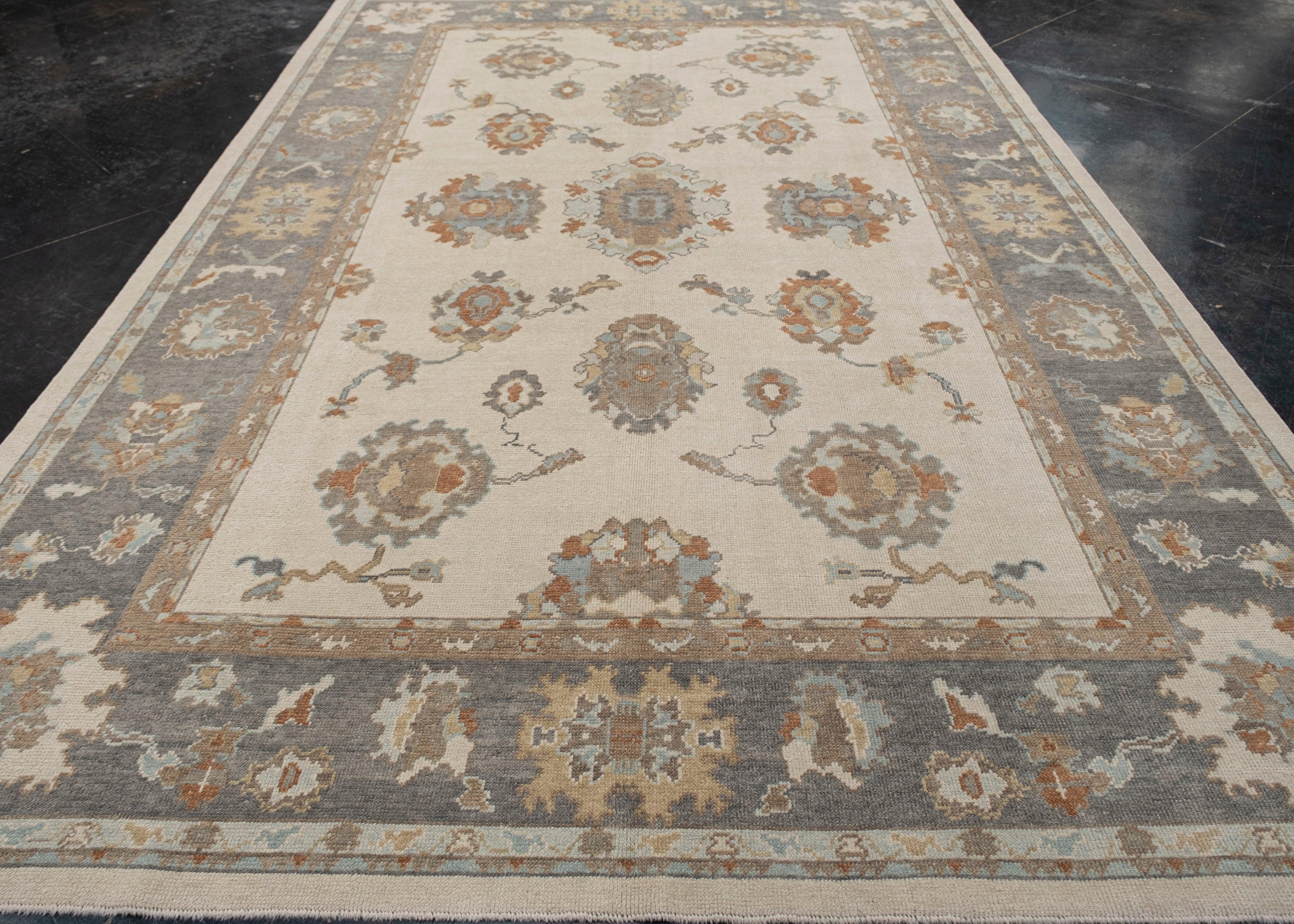 Turkish Oushak Rug 8'6