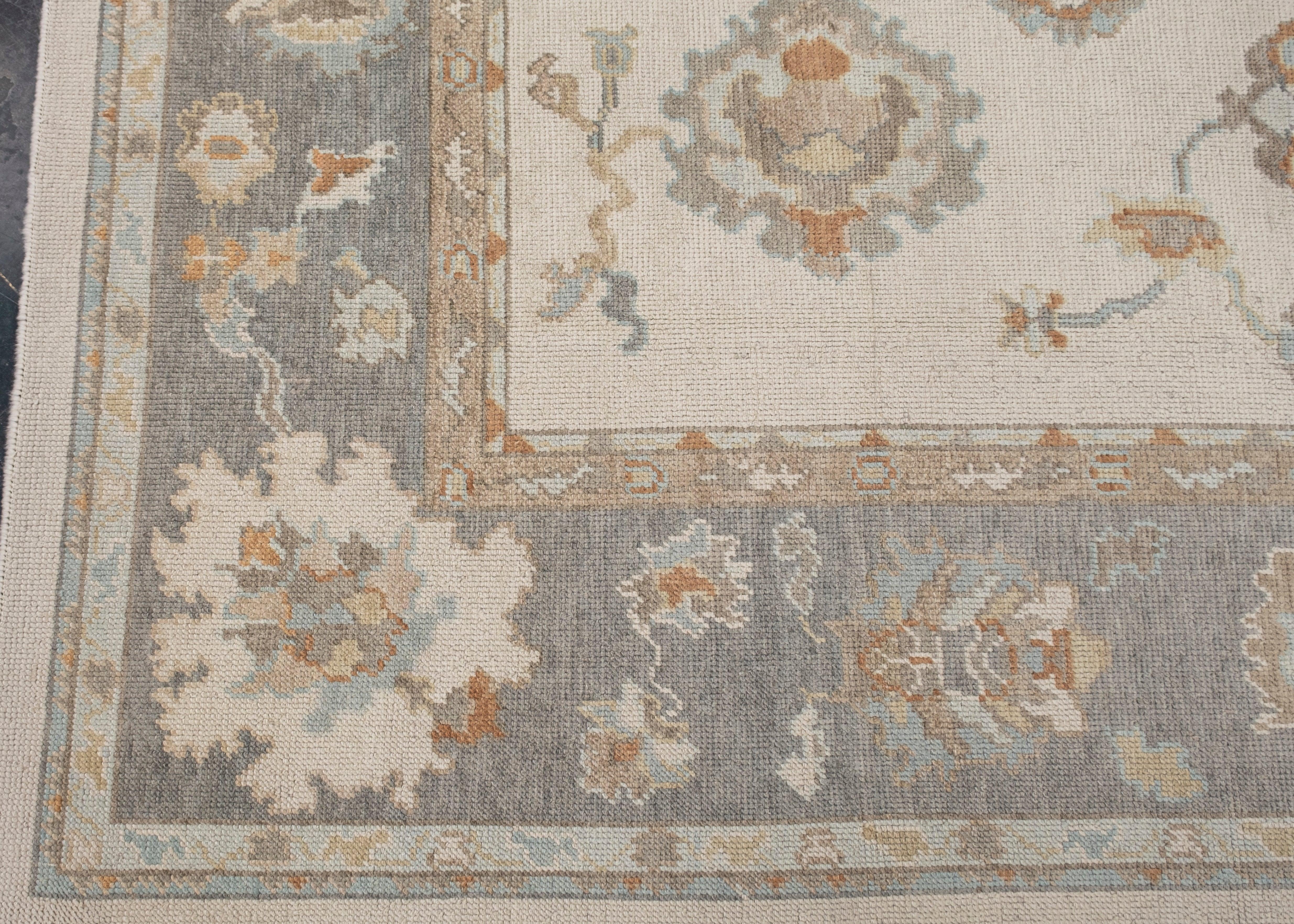 Turkish Oushak Rug 8'6