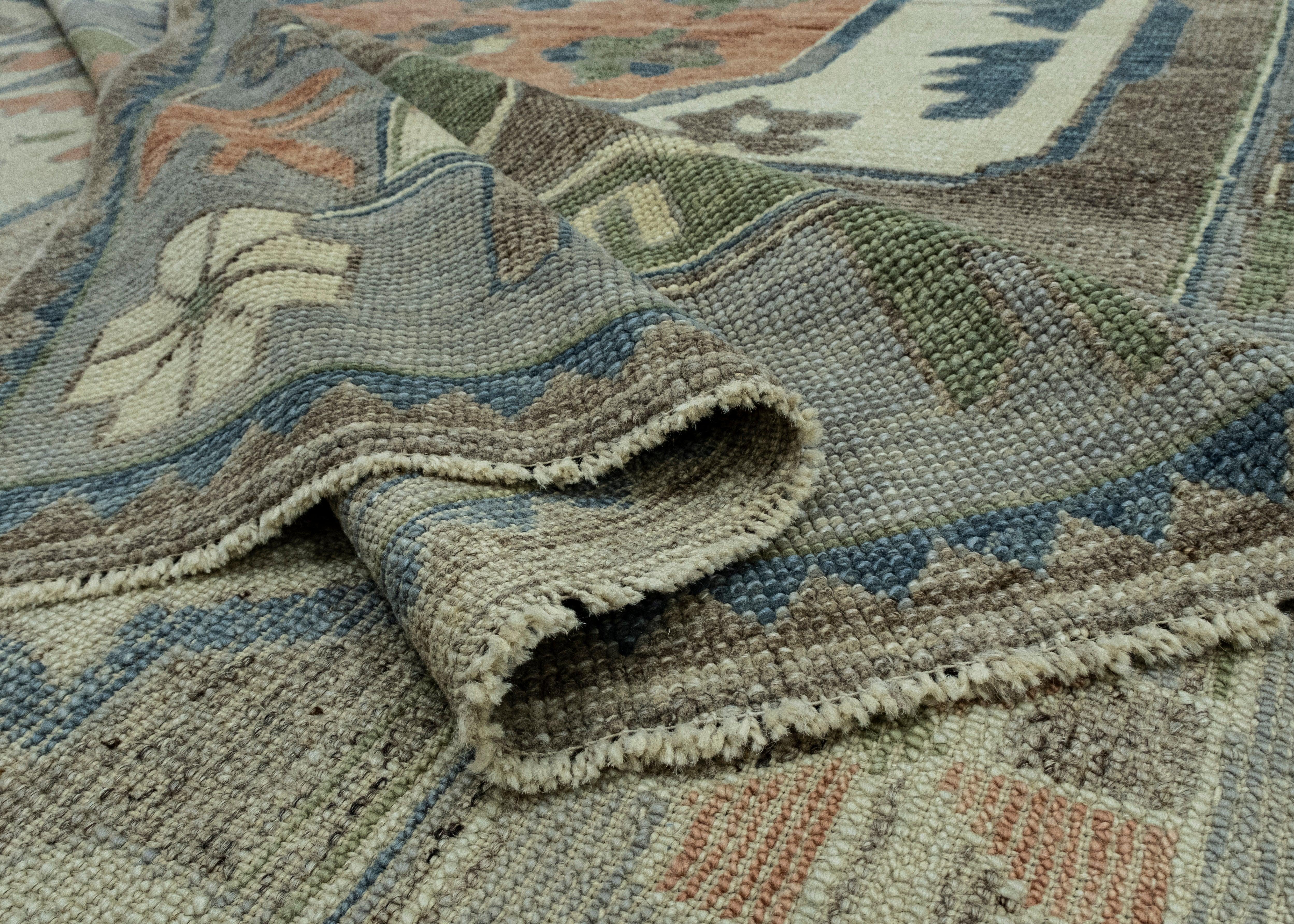 Turkish Oushak Rug 8'6