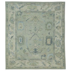 Turkish Oushak Rug 8'6" x 9'8" #17036