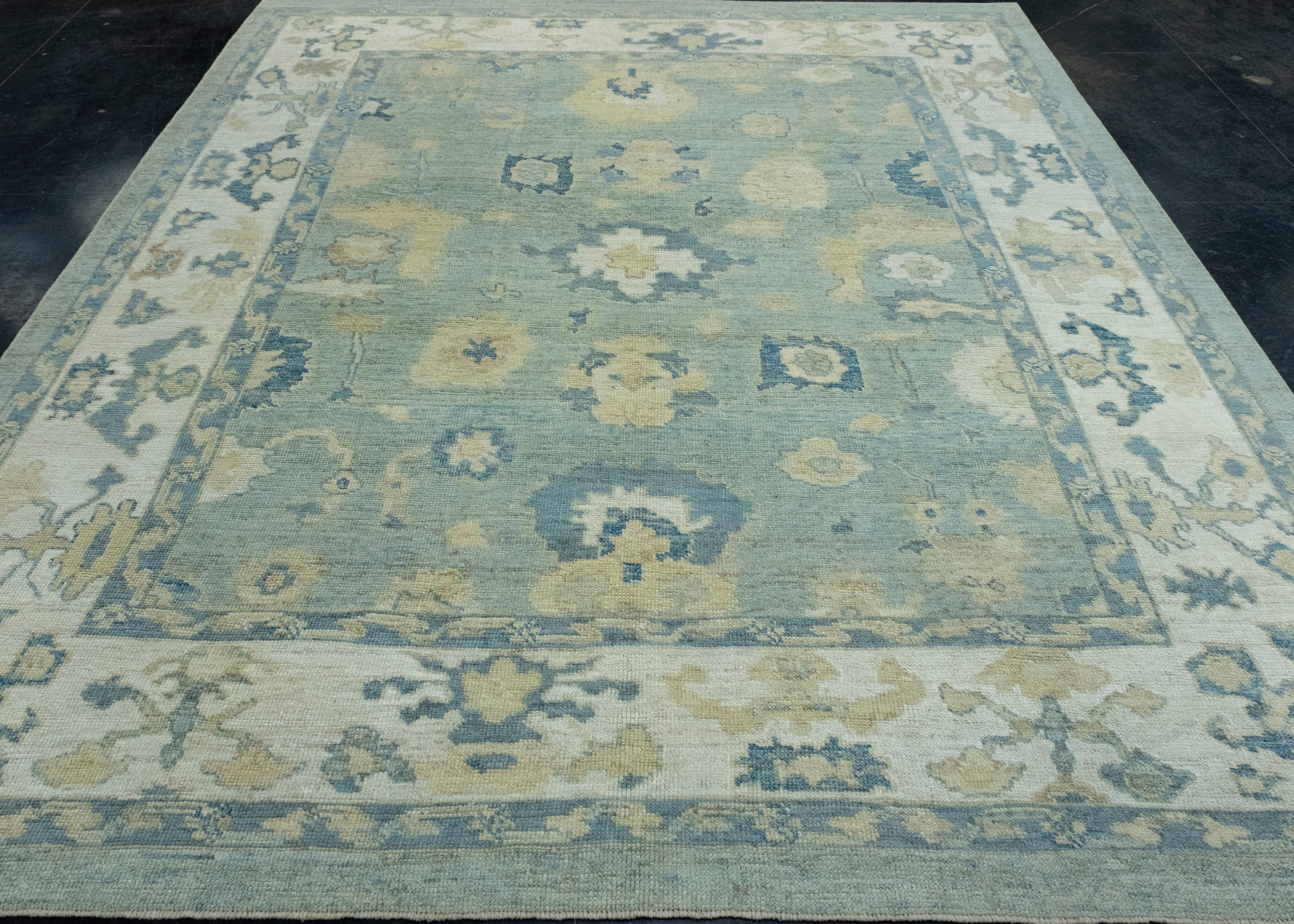 Turkish Oushak Rug 8'7