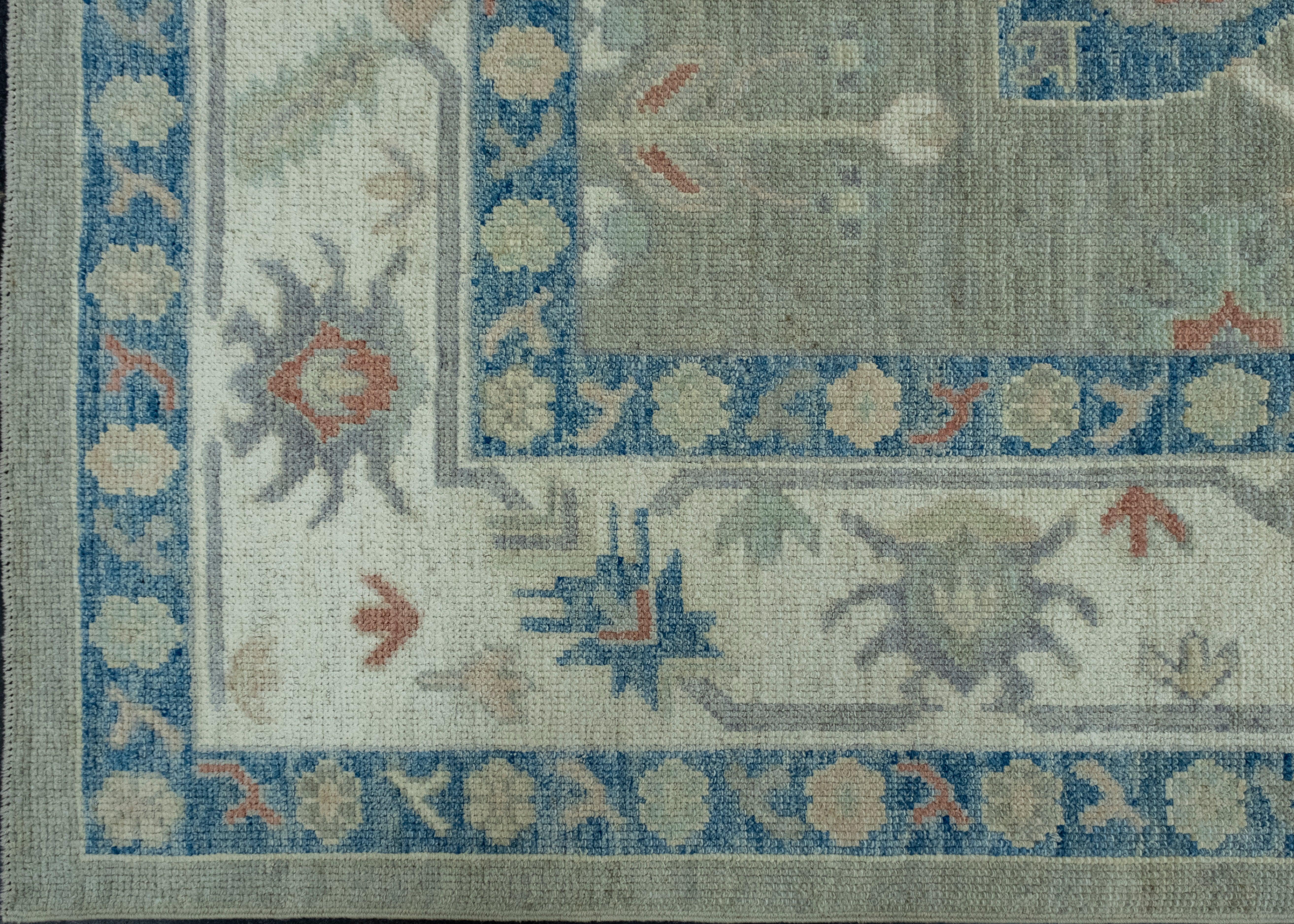 Turkish Oushak Rug 8'7