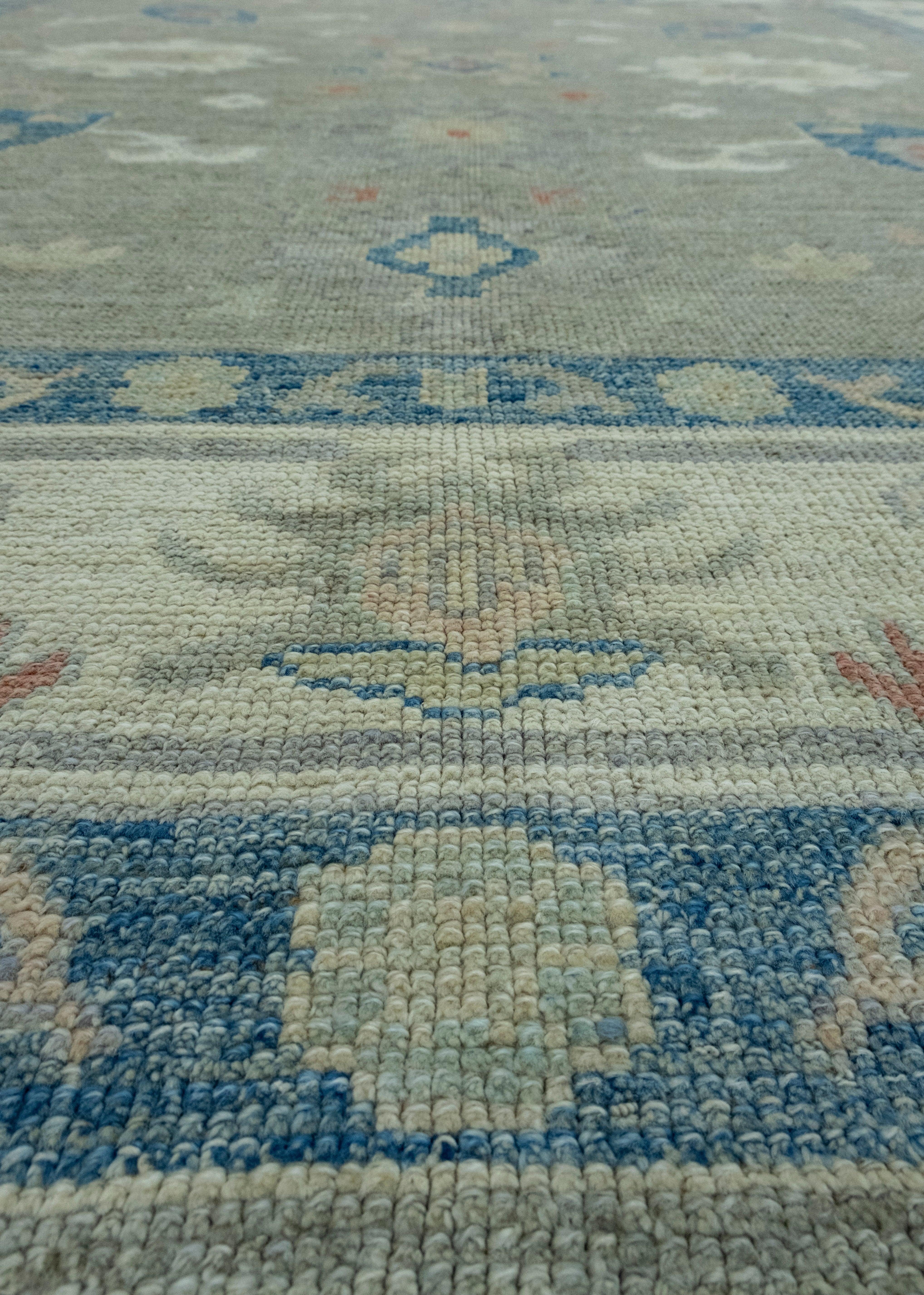 Contemporary Turkish Oushak Rug 8'7