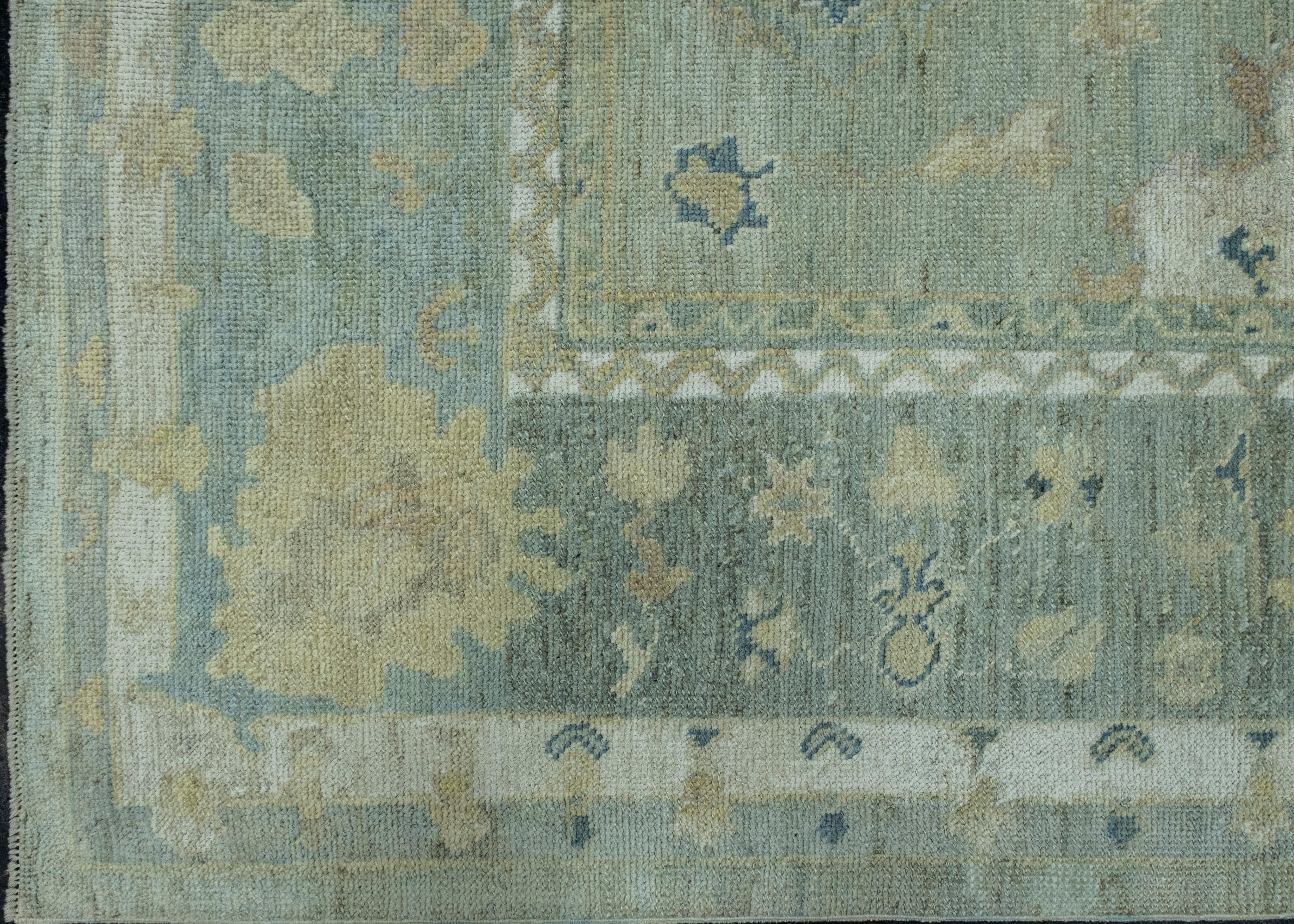 Turkish Oushak Rug 8'7