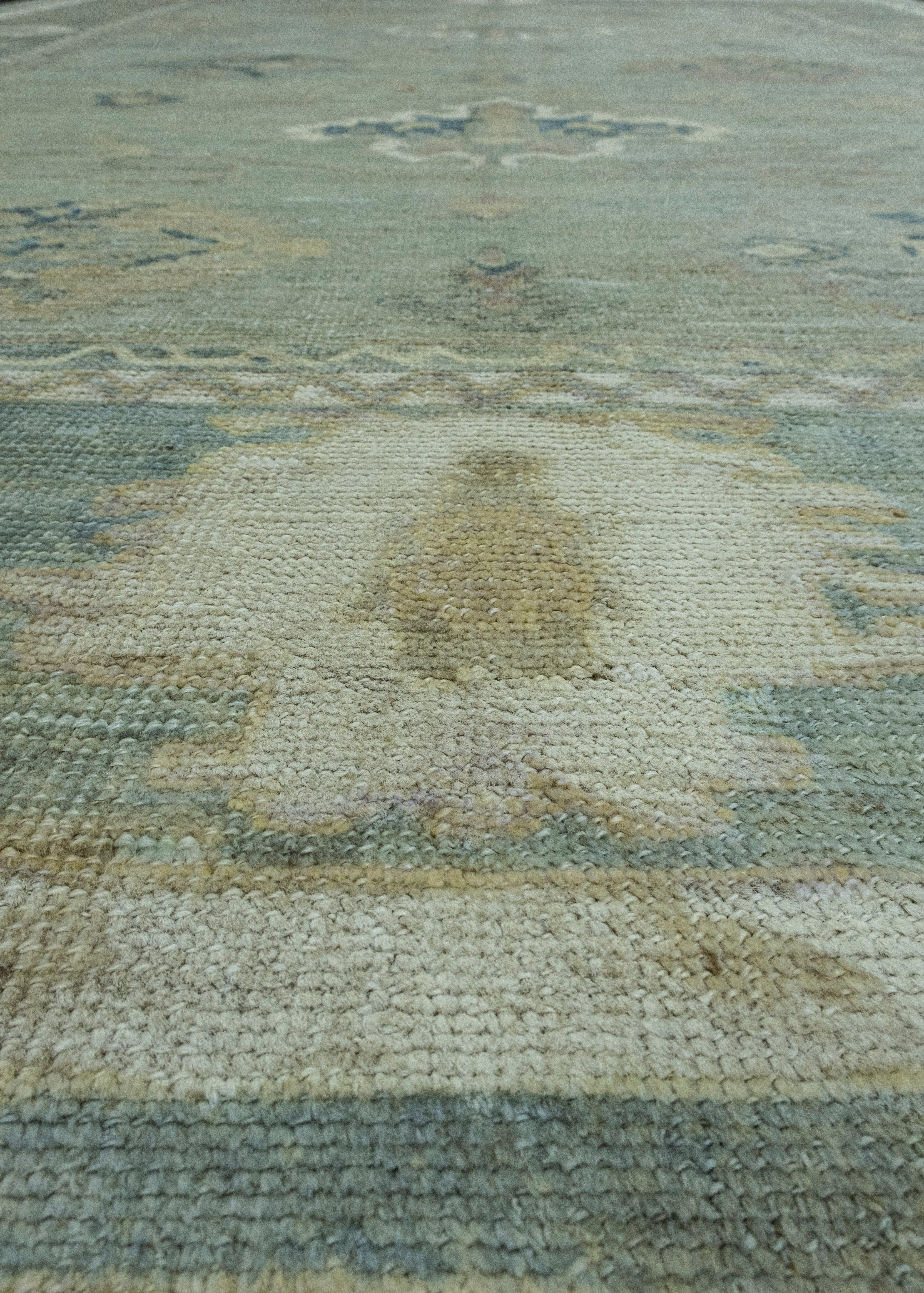 Contemporary Turkish Oushak Rug 8'7