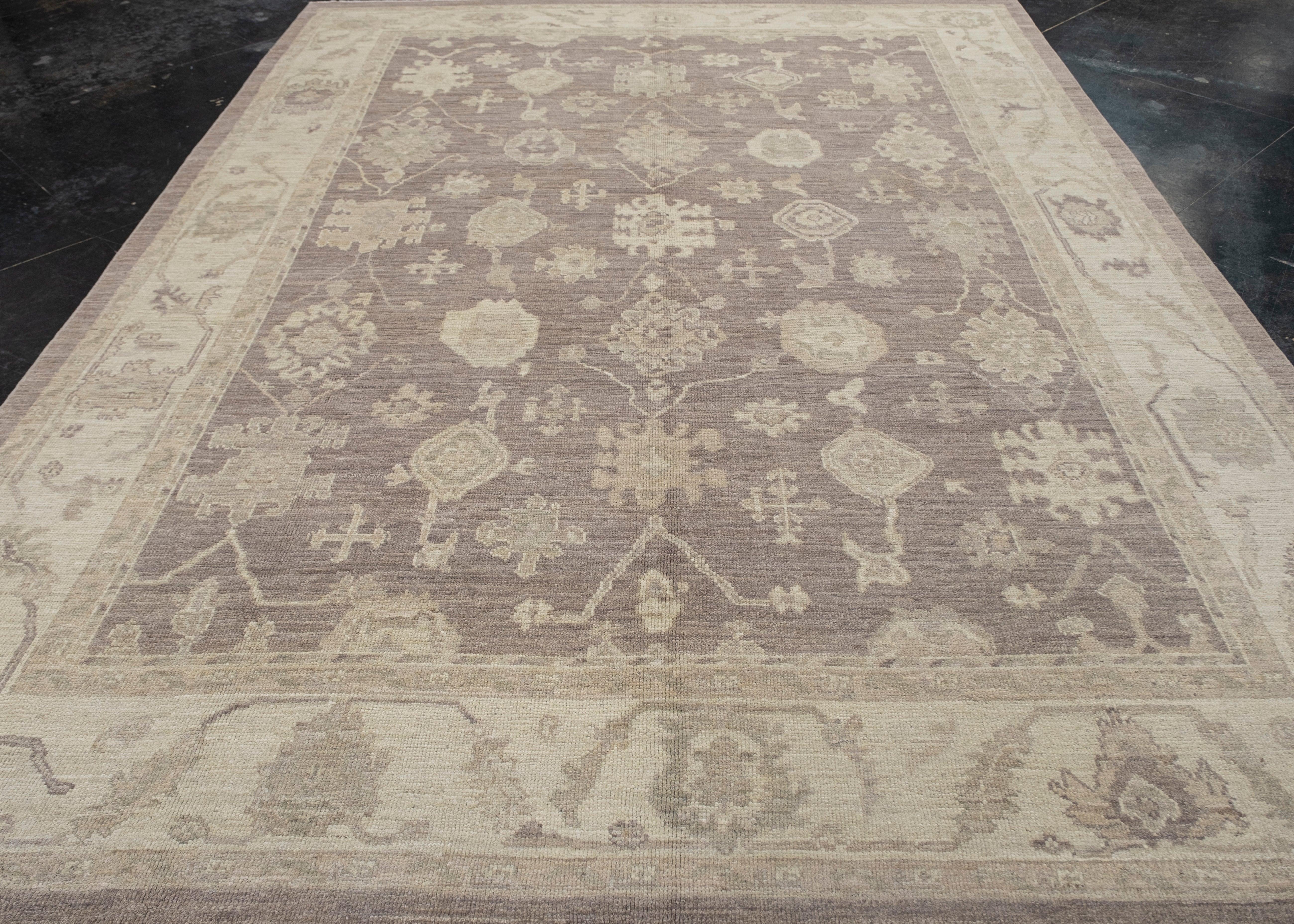 Turkish Oushak Rug 8'7
