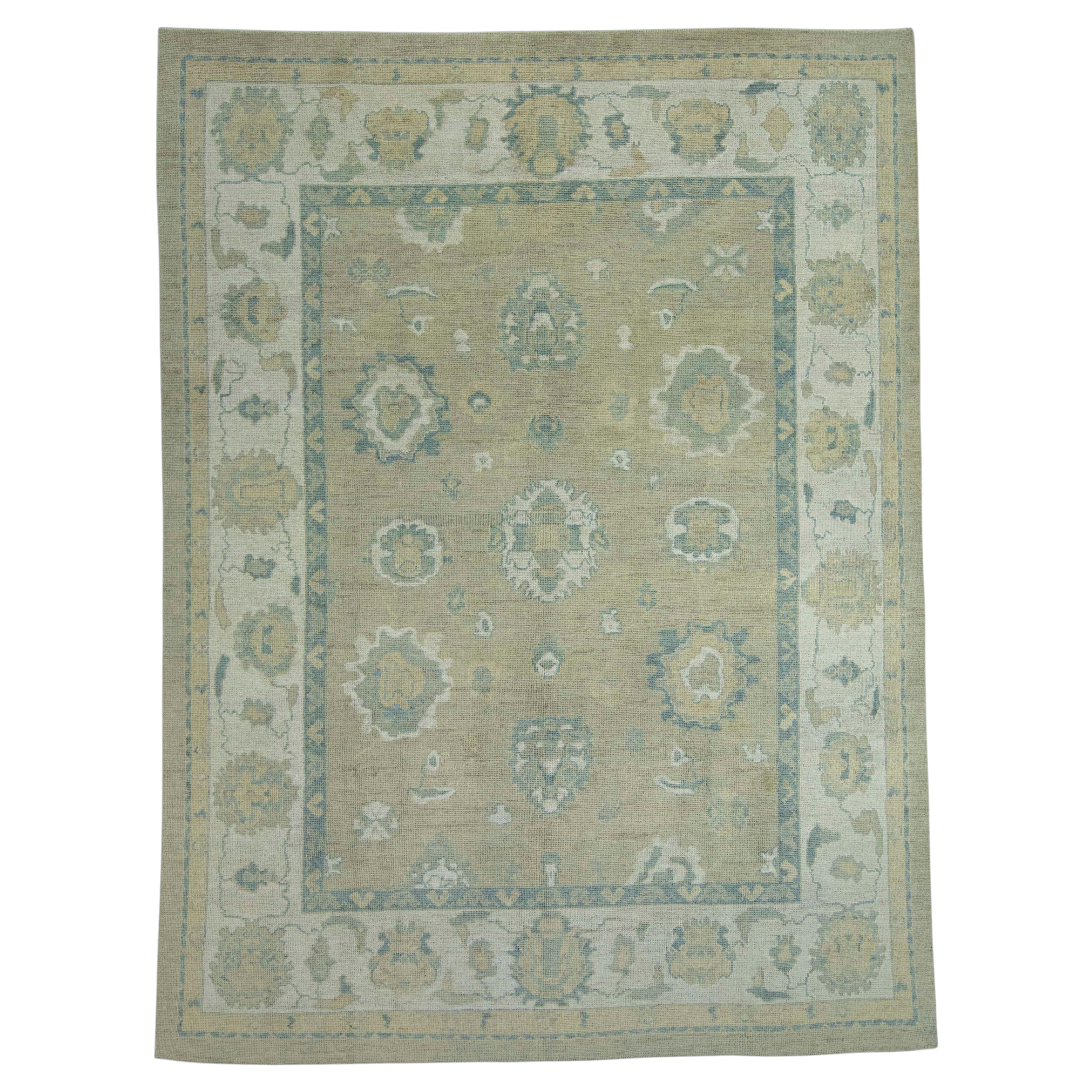 Turkish Oushak Rug 8'8" x 11'7" #18608