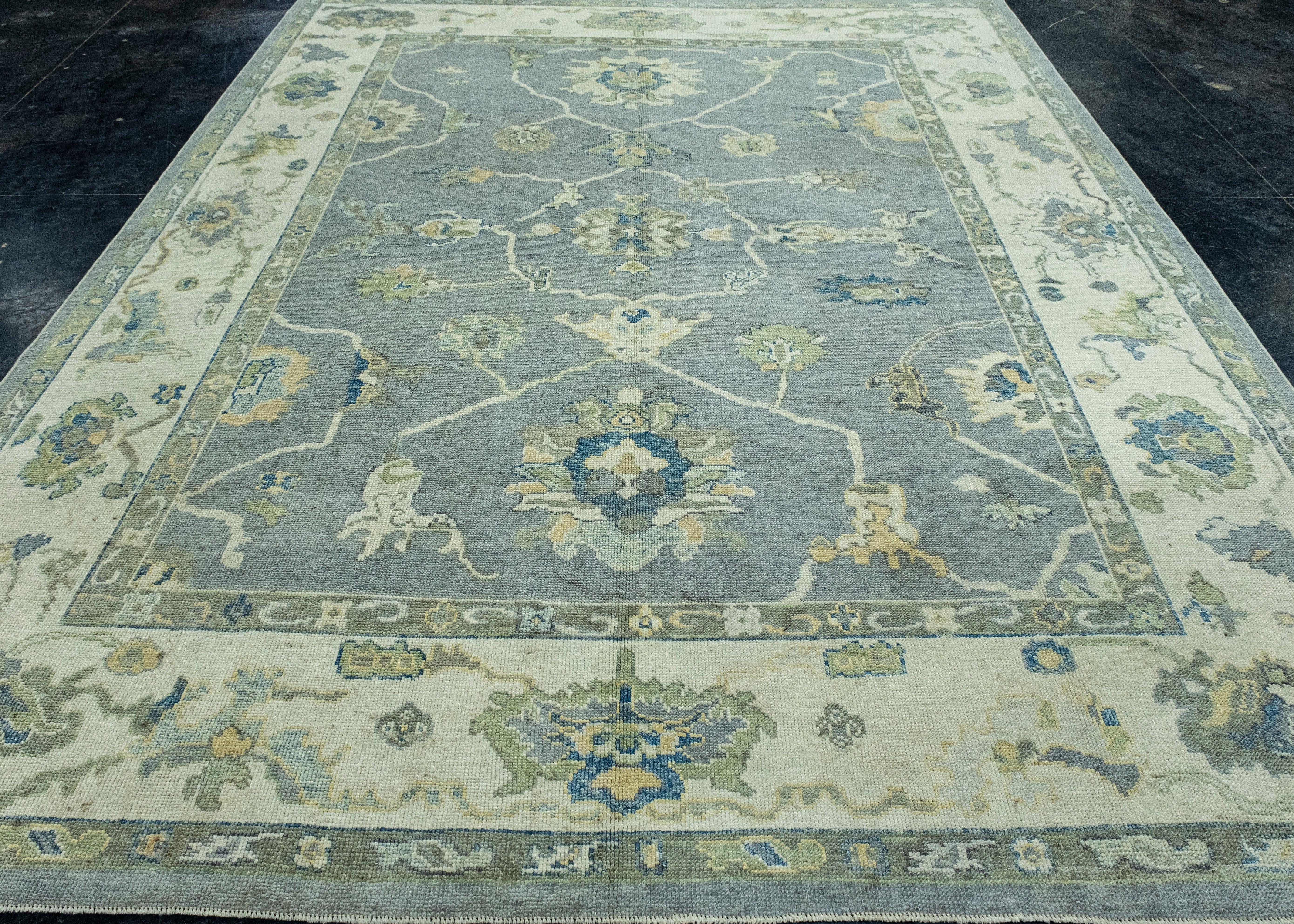 Turkish Oushak Rug 8'9