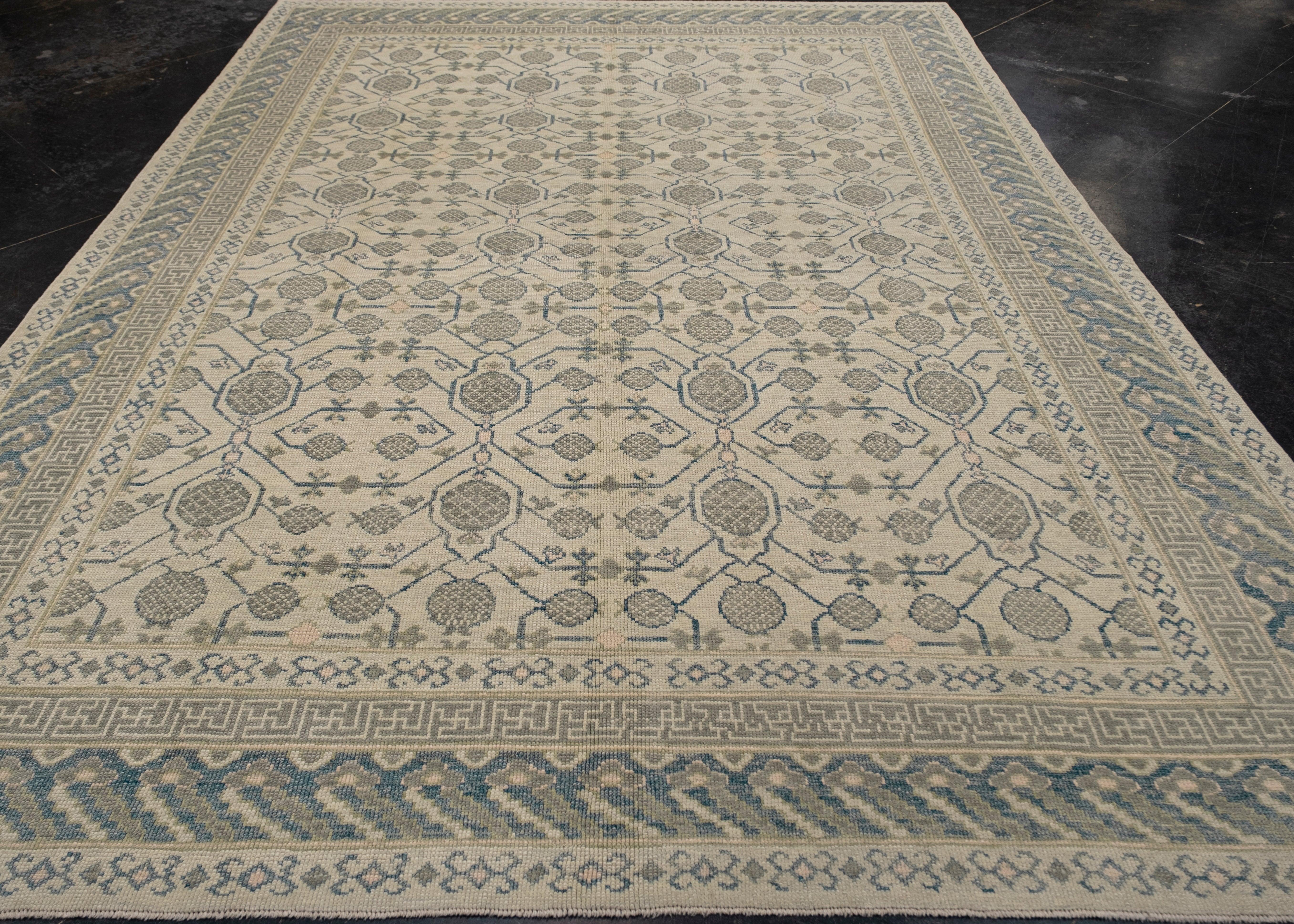 Turkish Oushak Rug 8'9