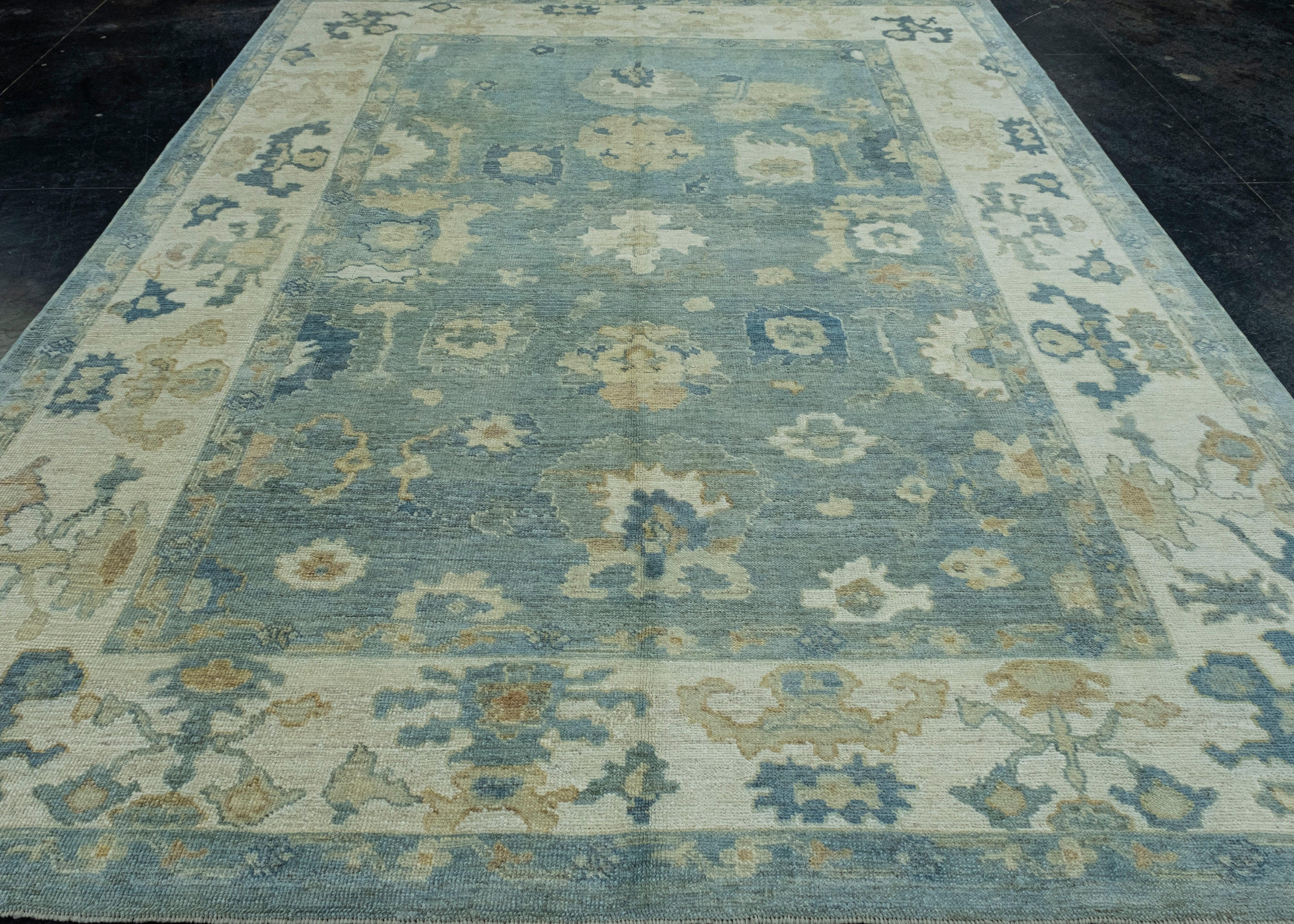 Turkish Oushak Rug 8'9