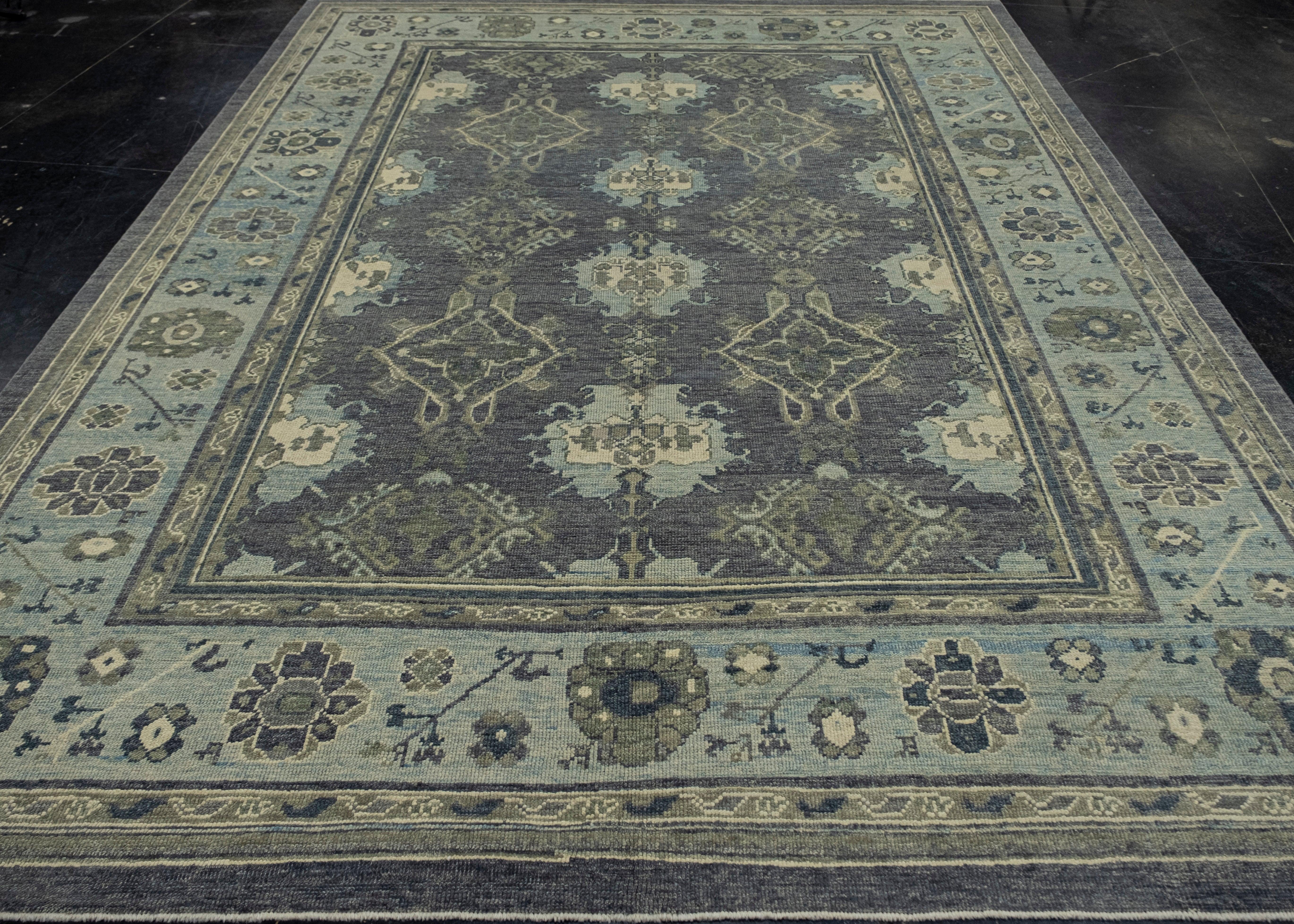 Turkish Oushak Rug 8'9