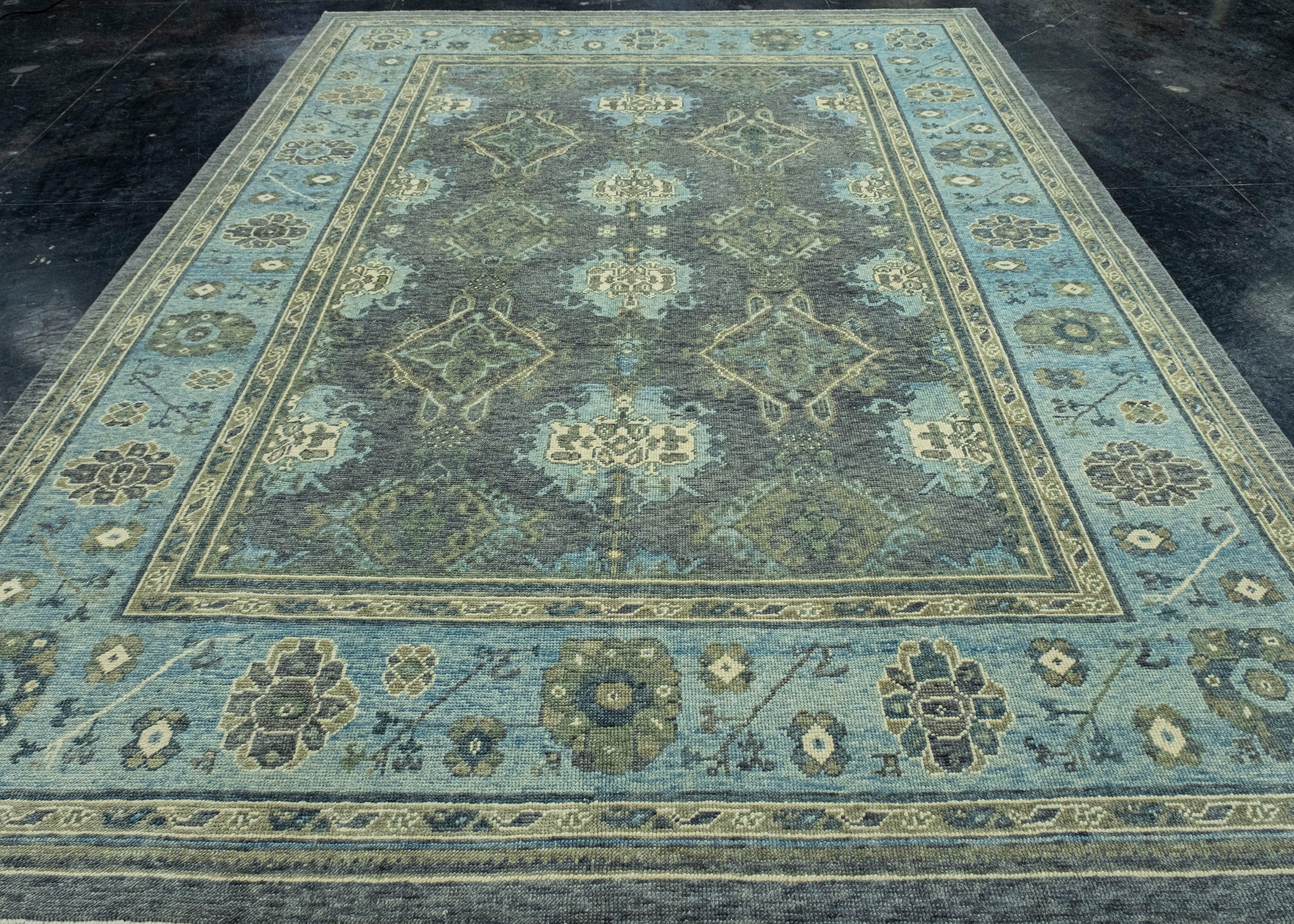 Turkish Oushak Rug 8'9