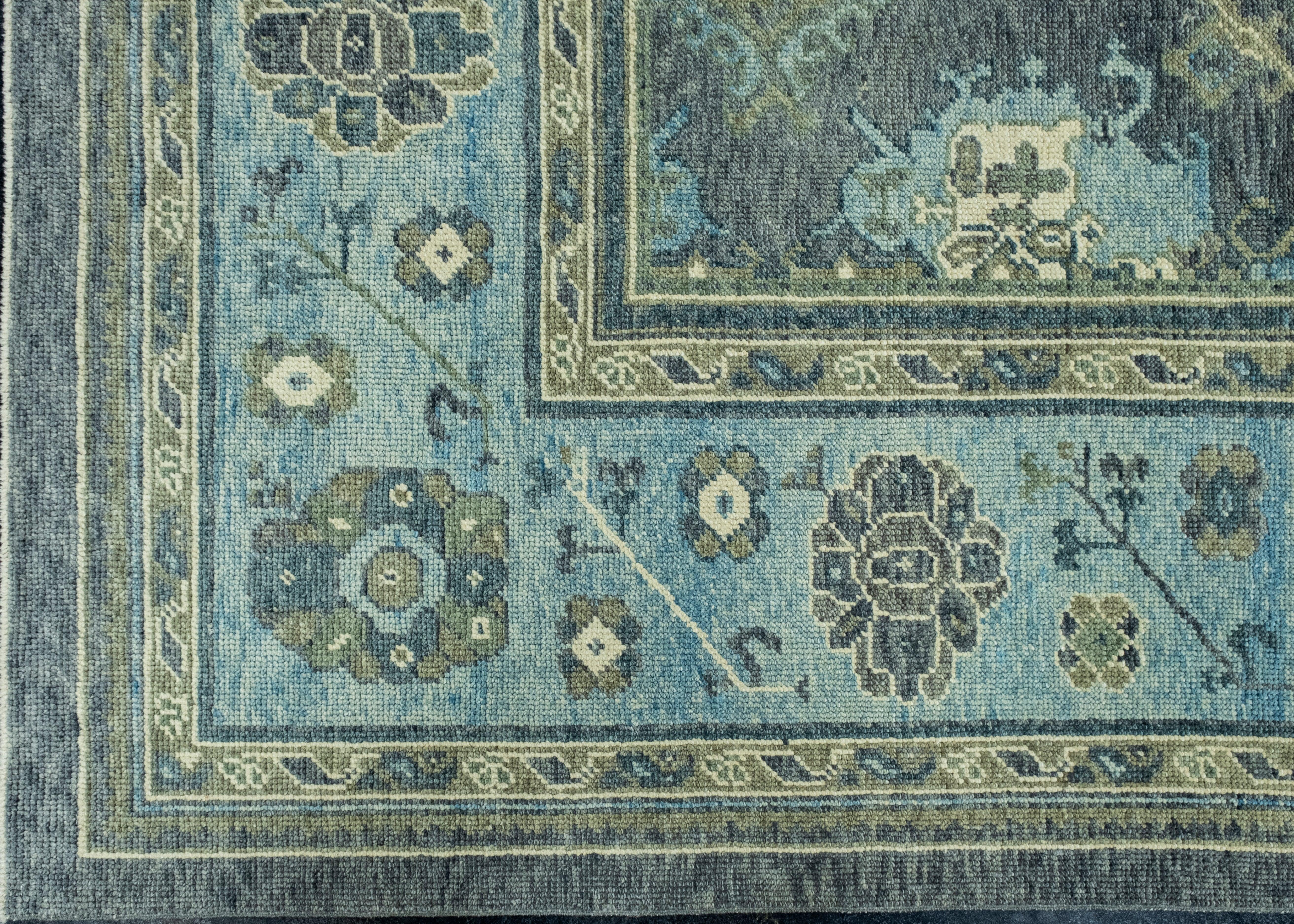 Contemporary Turkish Oushak Rug 8'9