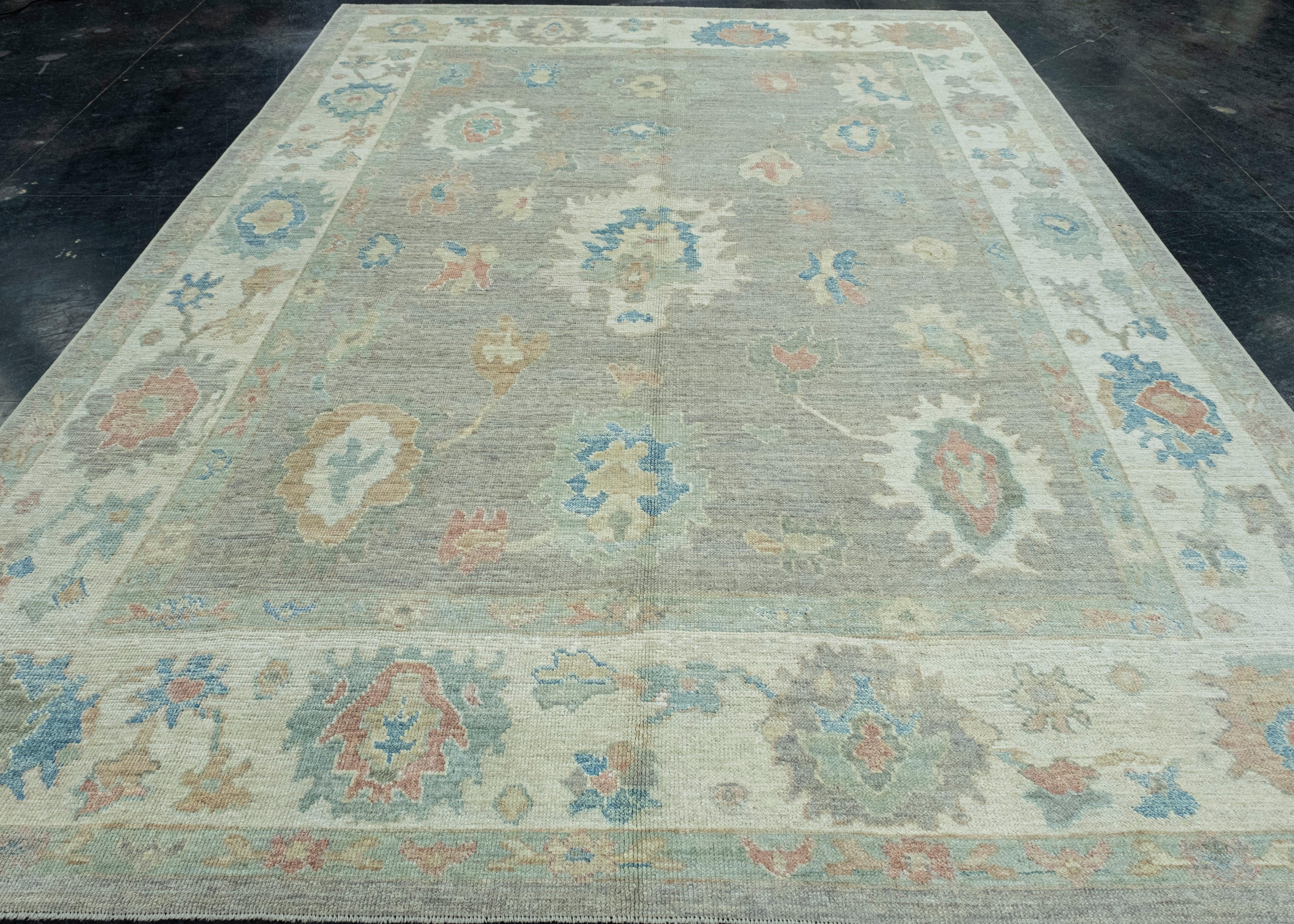 Turkish Oushak Rug 8'9