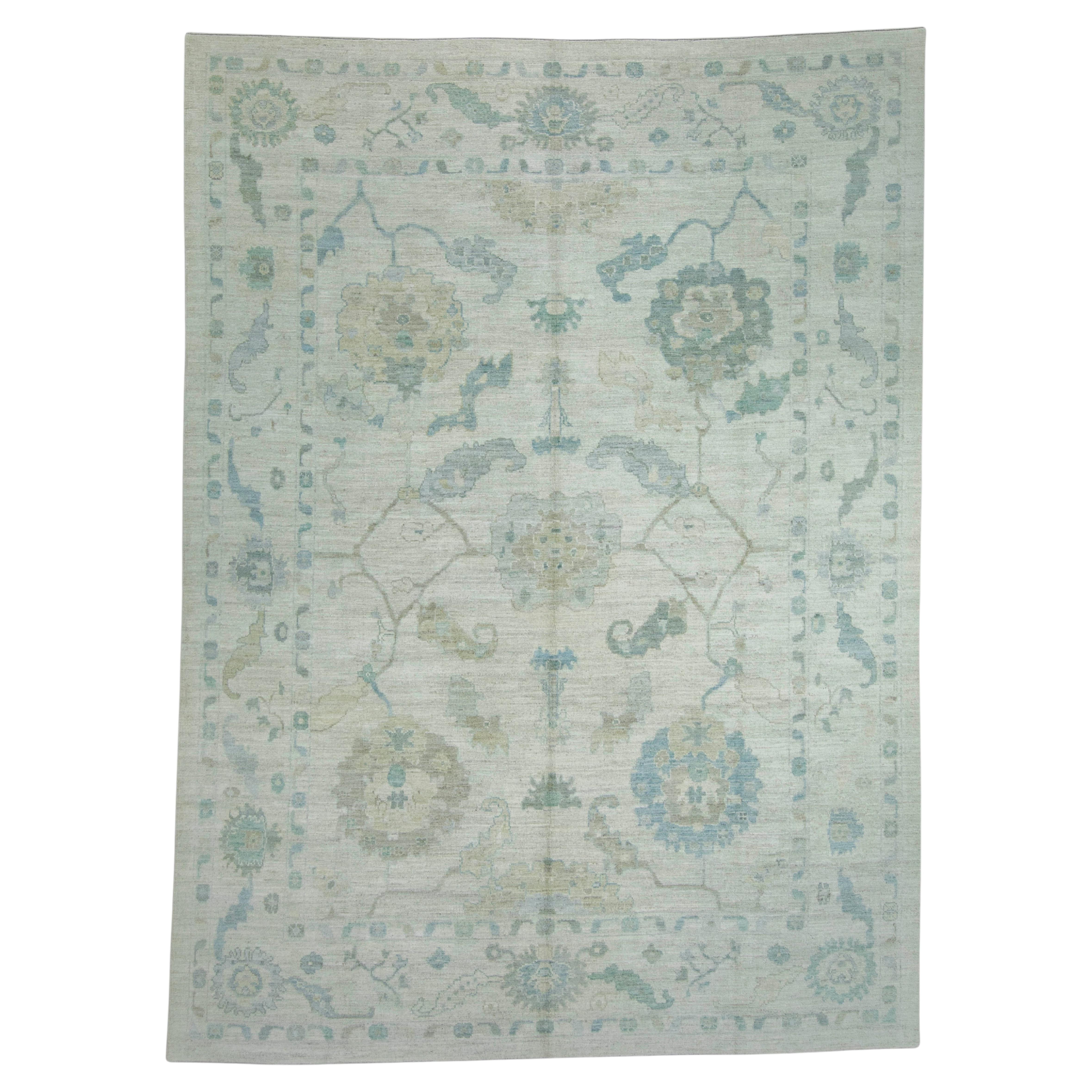 Turkish Oushak Rug 8'9" x 12' #18702